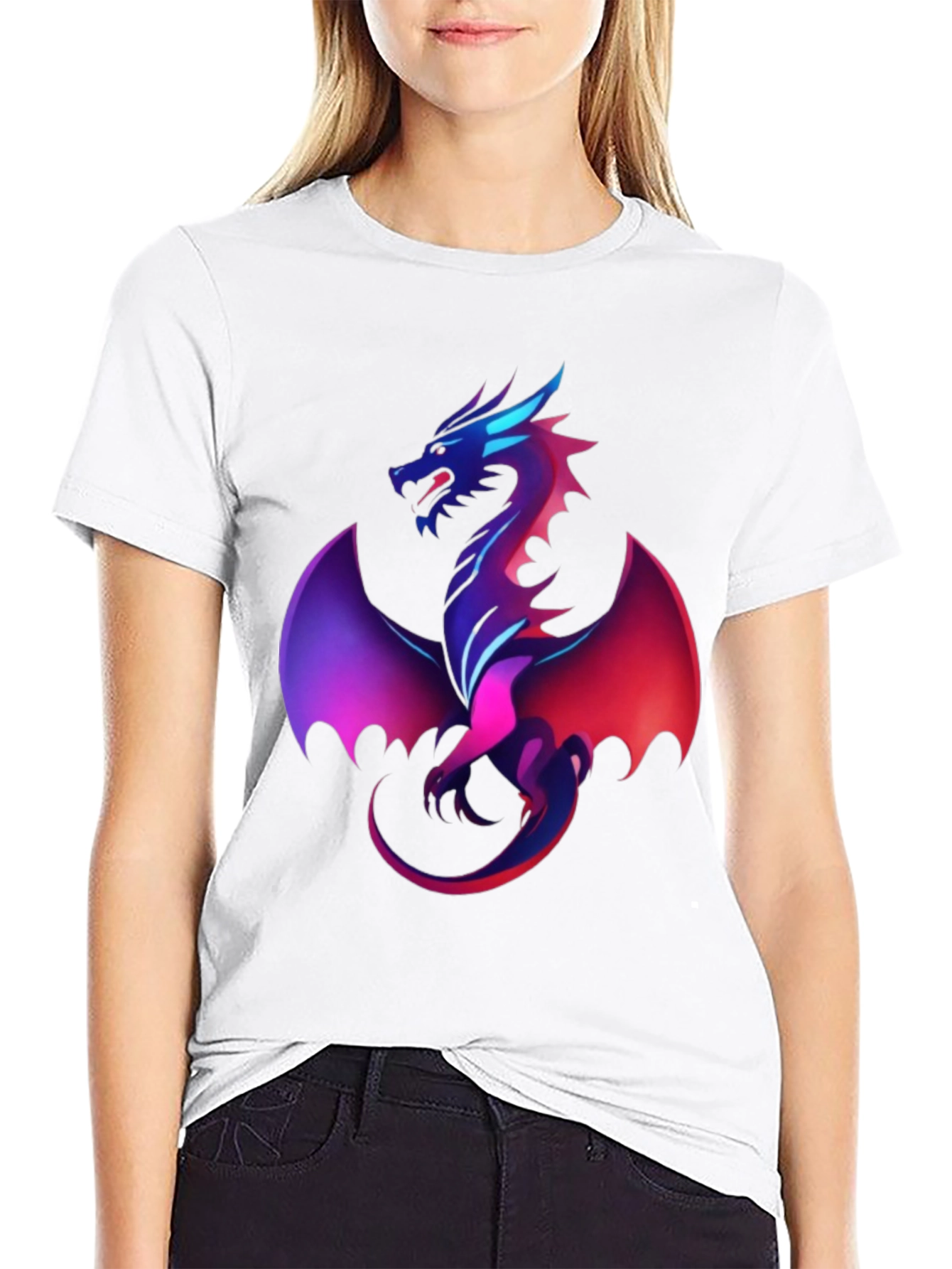 Dragon Graphic Tee - Mens Black T-Shirt