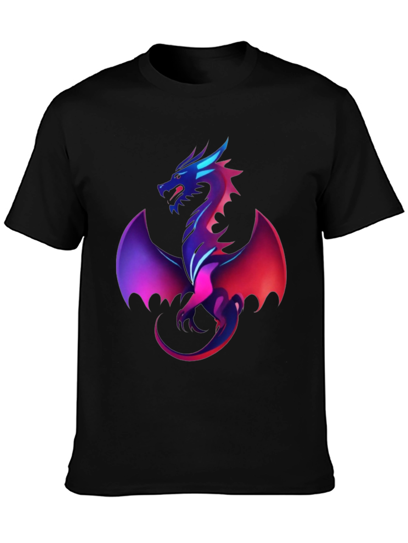 Dragon Graphic Tee - Mens Black T-Shirt