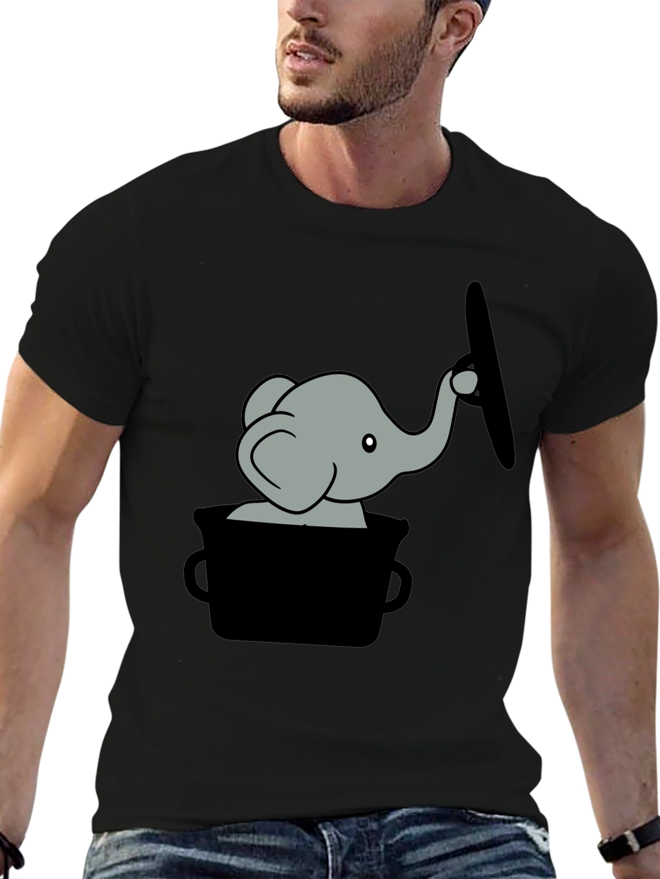 Elephant in Pot T-Shirt