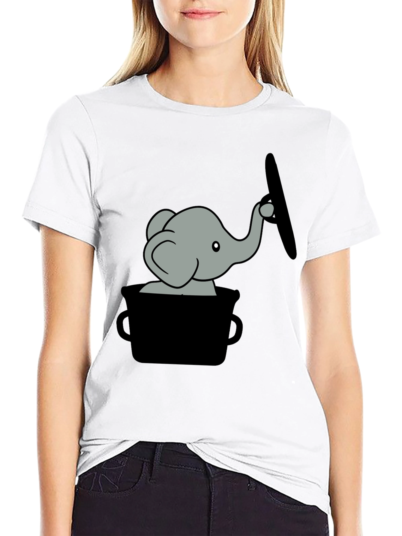 Elephant in Pot T-Shirt