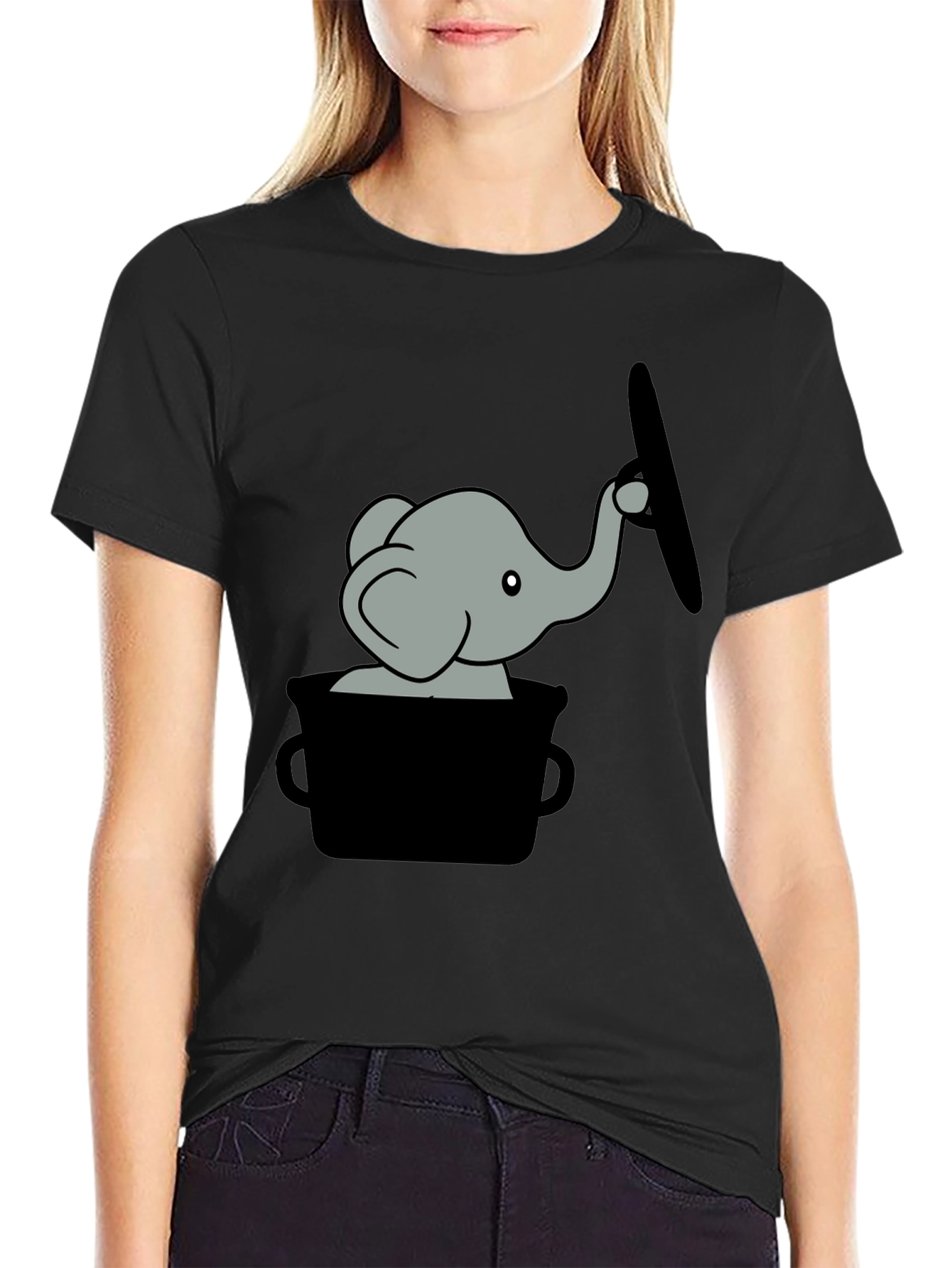 Elephant in Pot T-Shirt