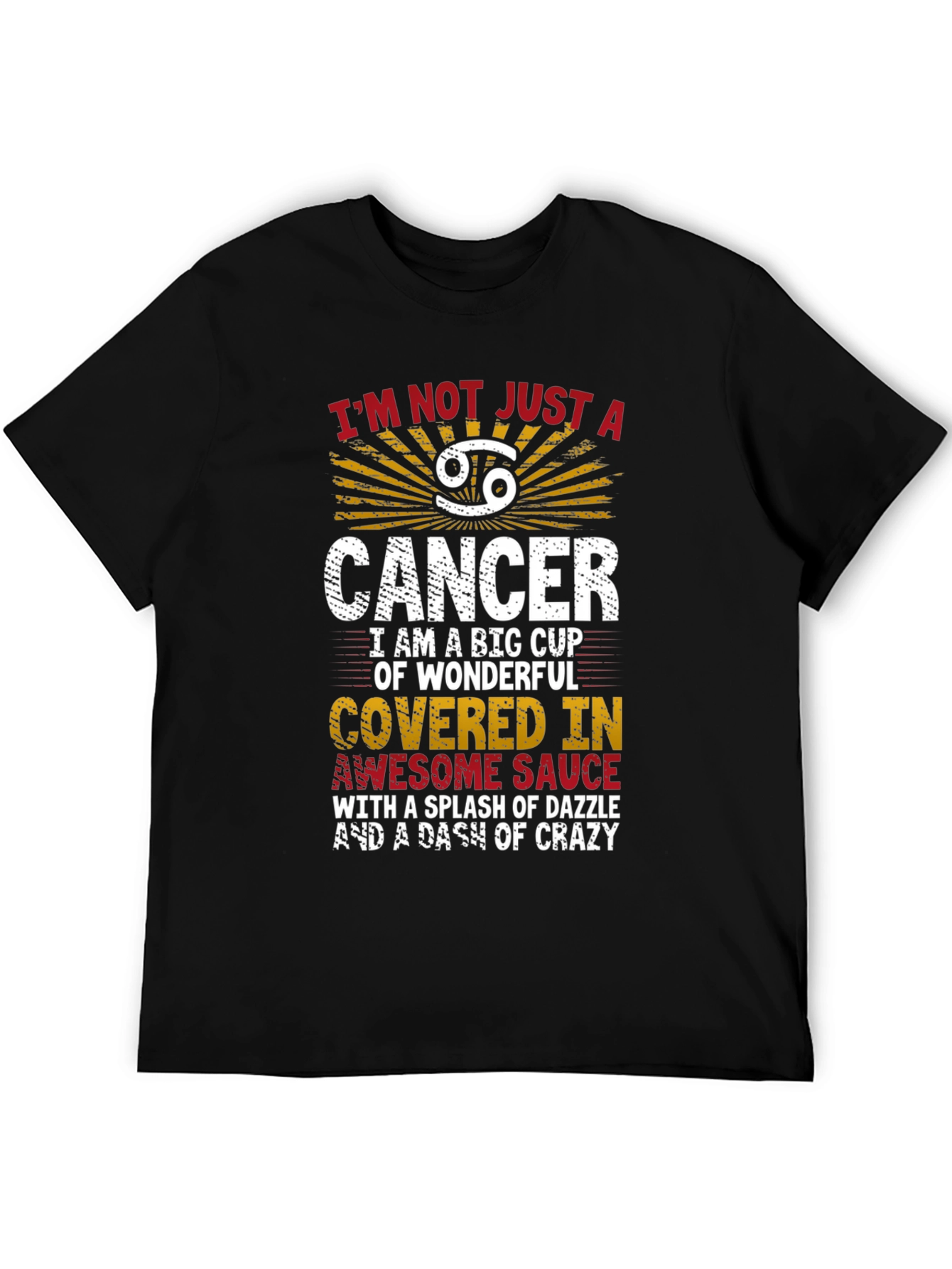 Cancer Zodiac Sign T-Shirt: Awesome & Crazy Edition