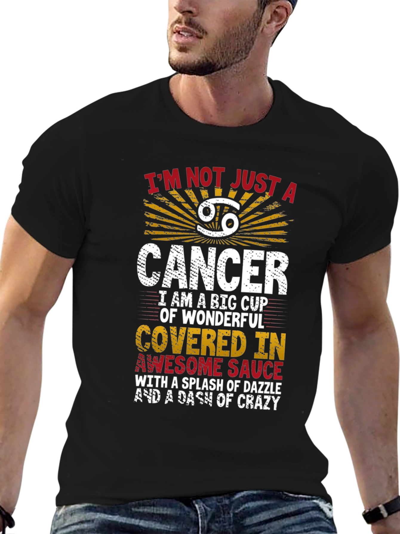 Cancer Zodiac Sign T-Shirt: Awesome & Crazy Edition