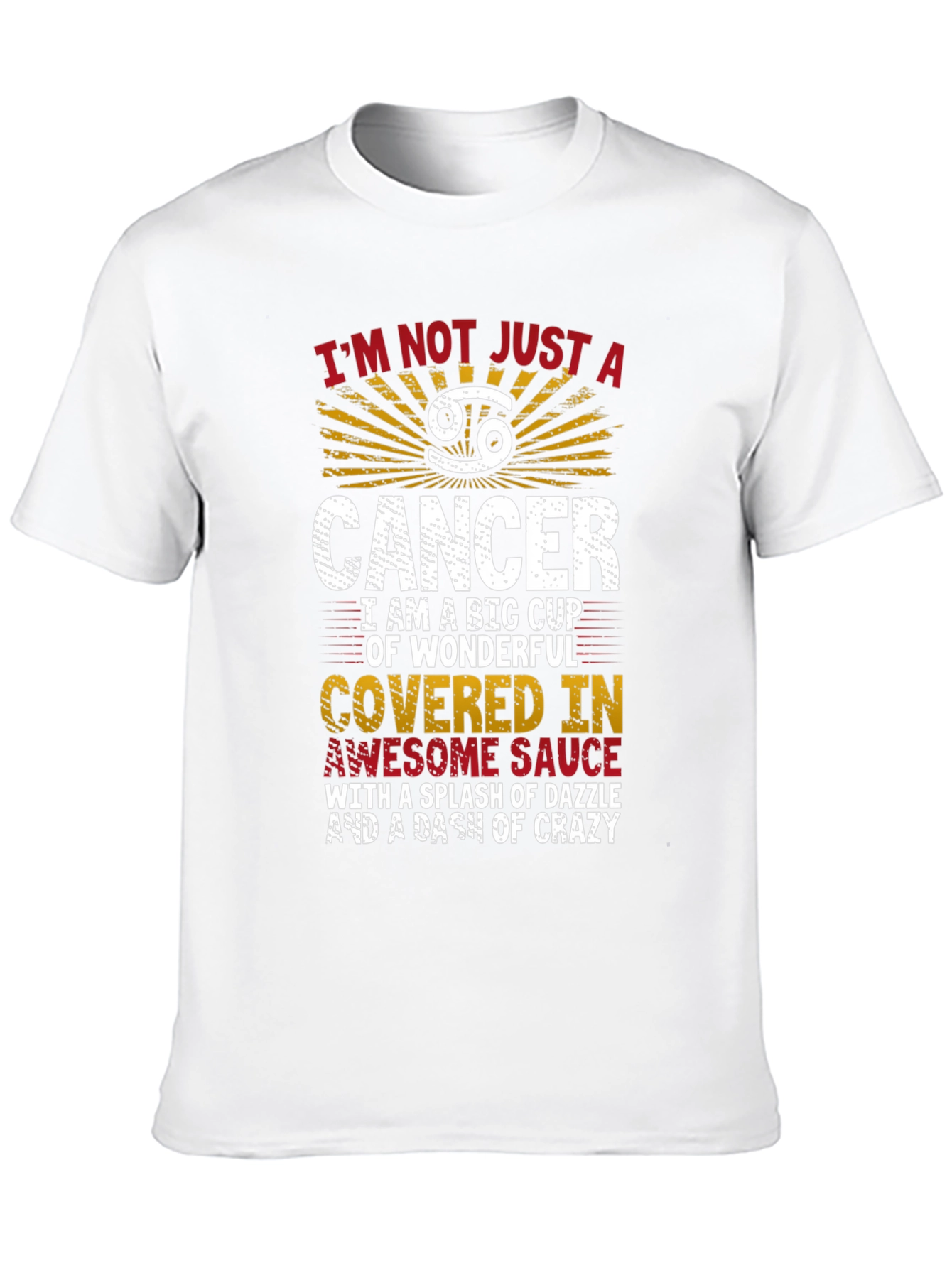 Cancer Zodiac Sign T-Shirt: Awesome & Crazy Edition