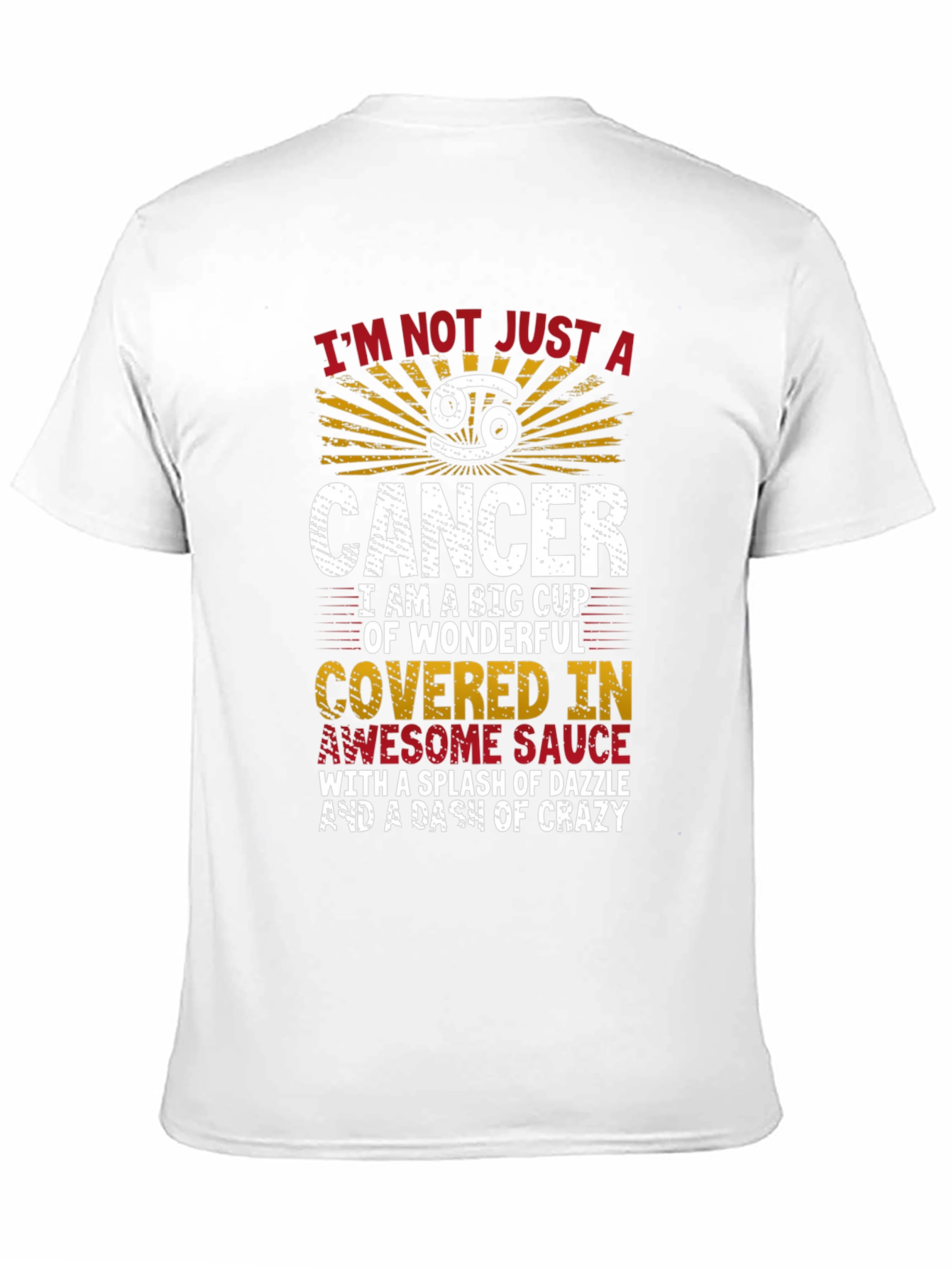 Cancer Zodiac Sign T-Shirt: Awesome & Crazy Edition