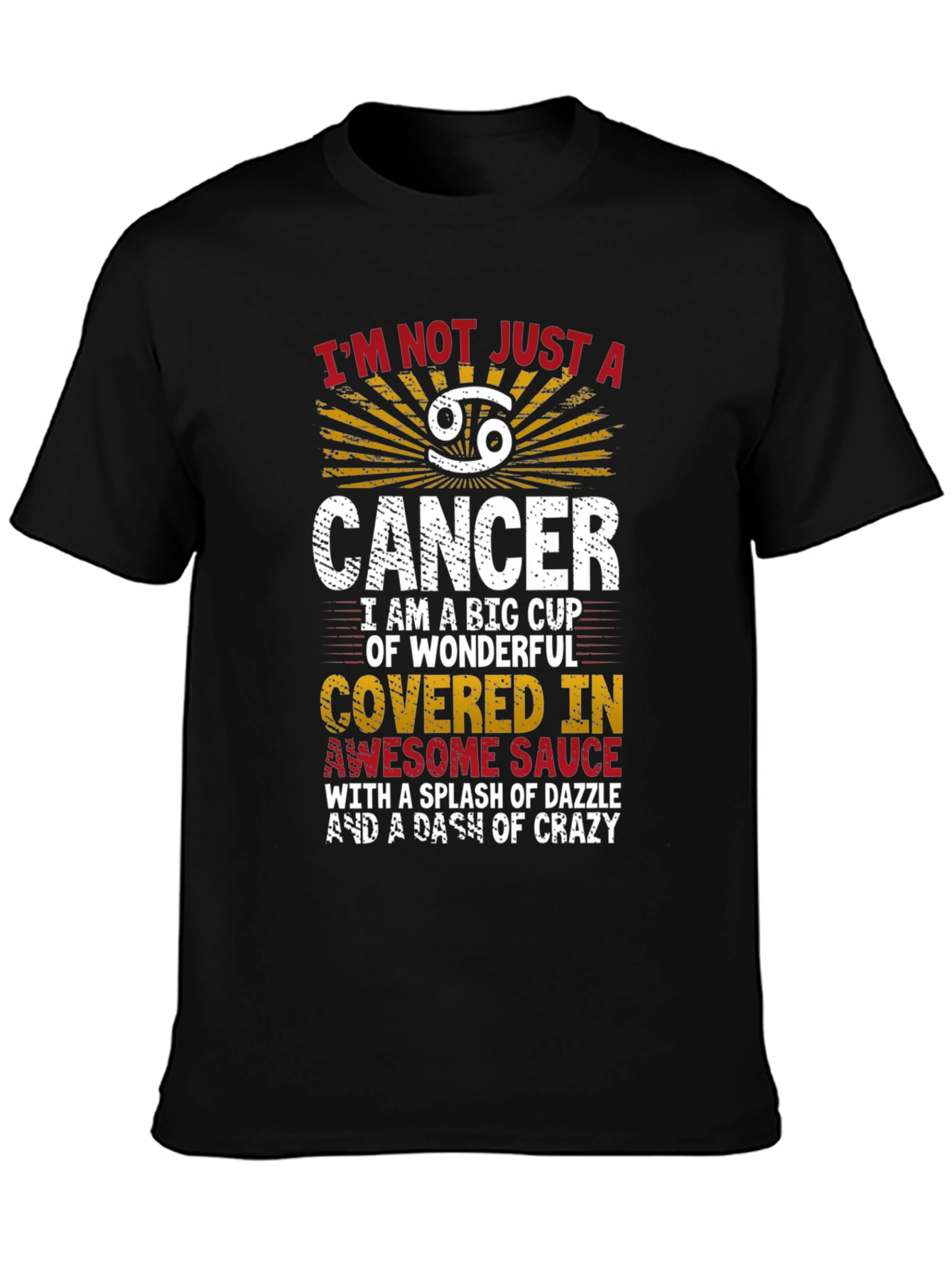 Cancer Zodiac Sign T-Shirt: Awesome & Crazy Edition