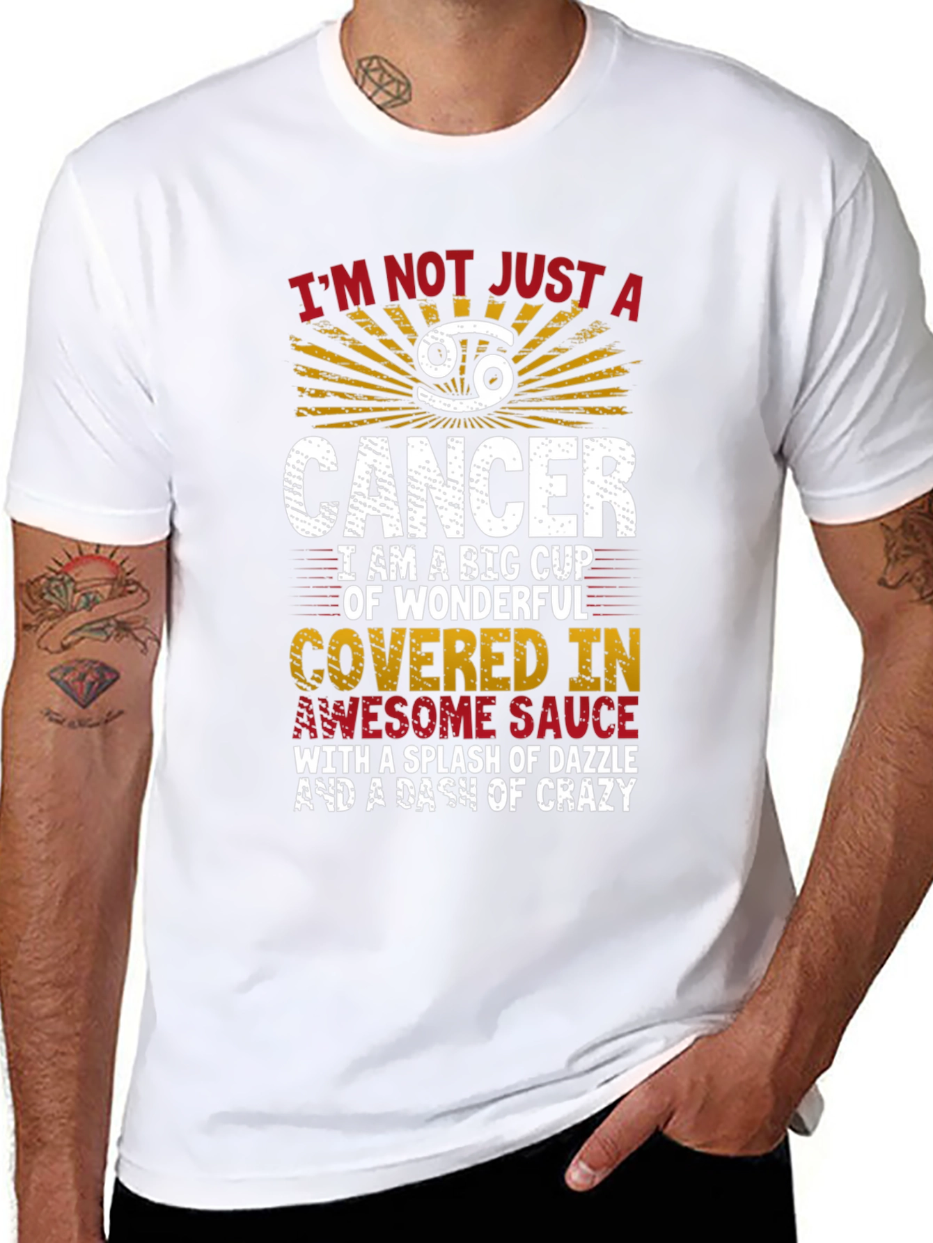 Cancer Zodiac Sign T-Shirt: Awesome & Crazy Edition