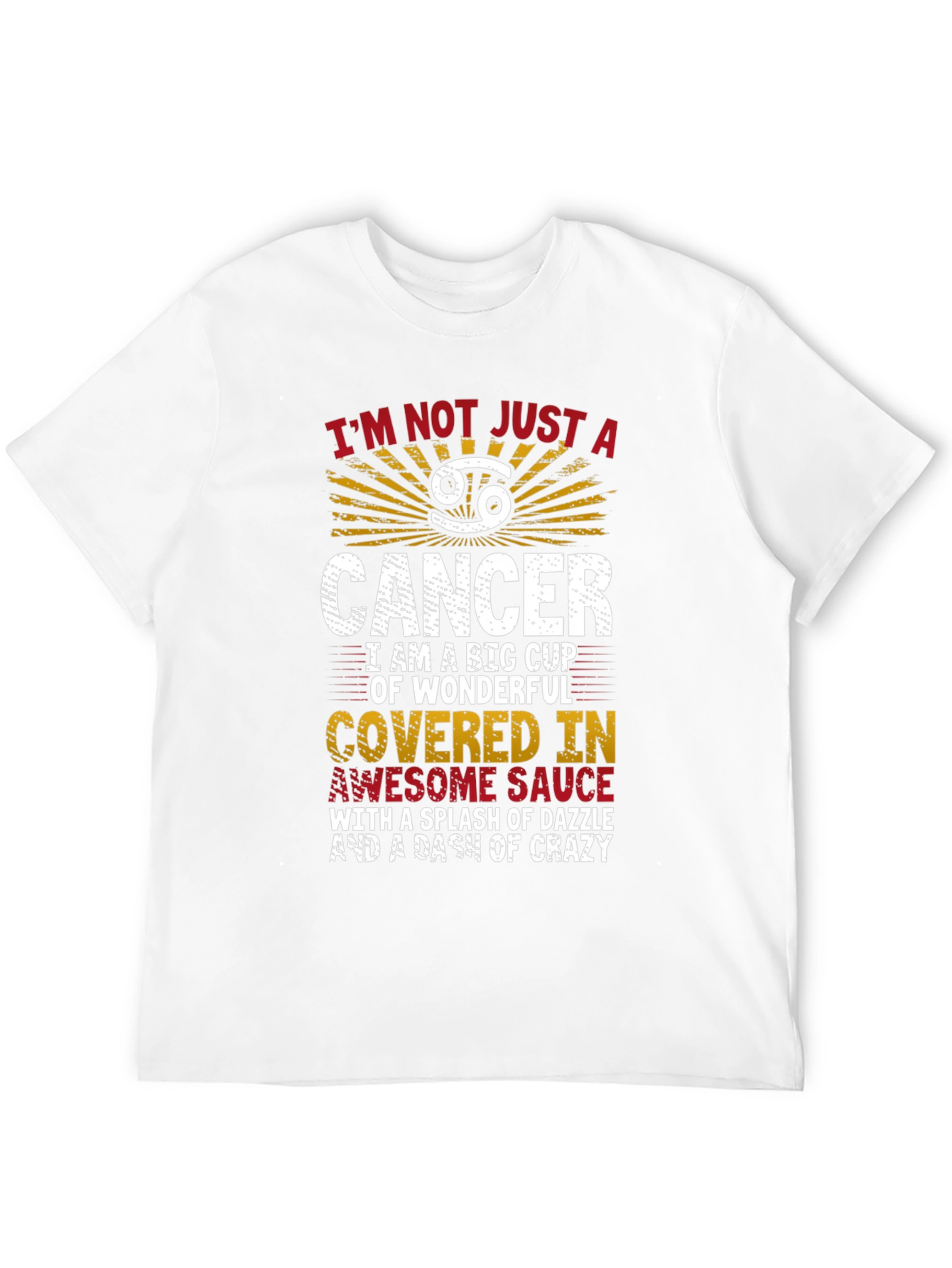 Cancer Zodiac Sign T-Shirt: Awesome & Crazy Edition