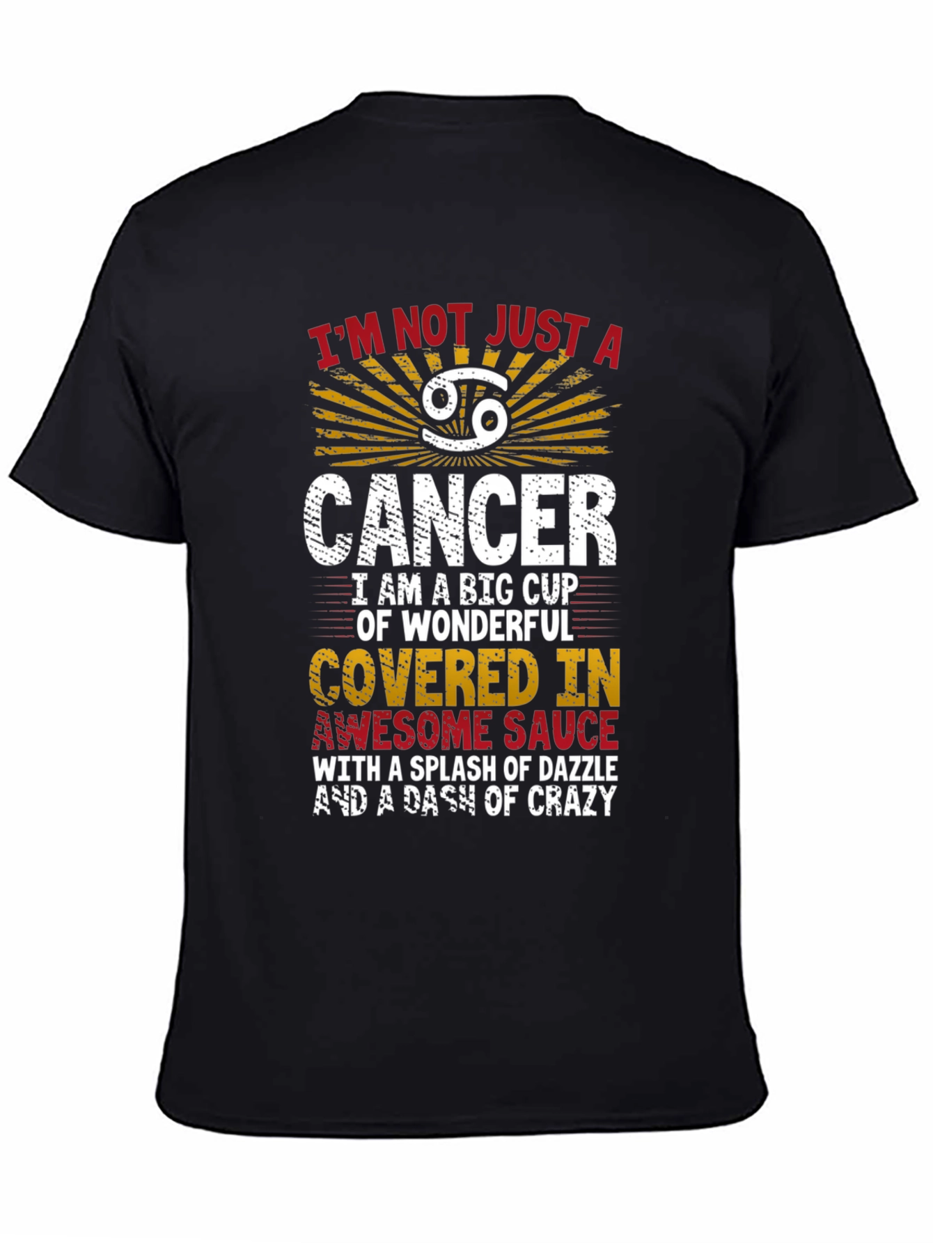 Cancer Zodiac Sign T-Shirt: Awesome & Crazy Edition