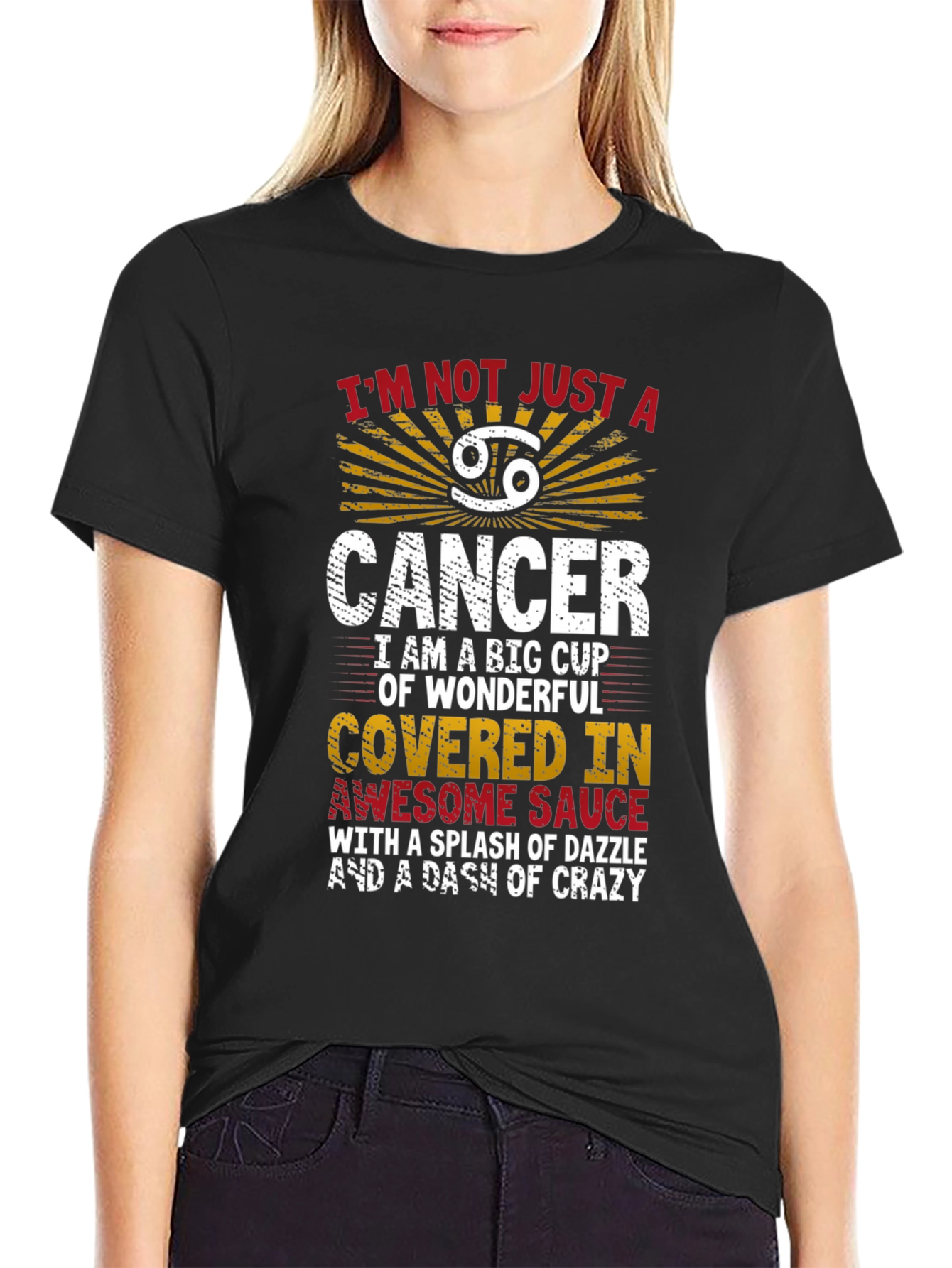 Cancer Zodiac Sign T-Shirt: Awesome & Crazy Edition