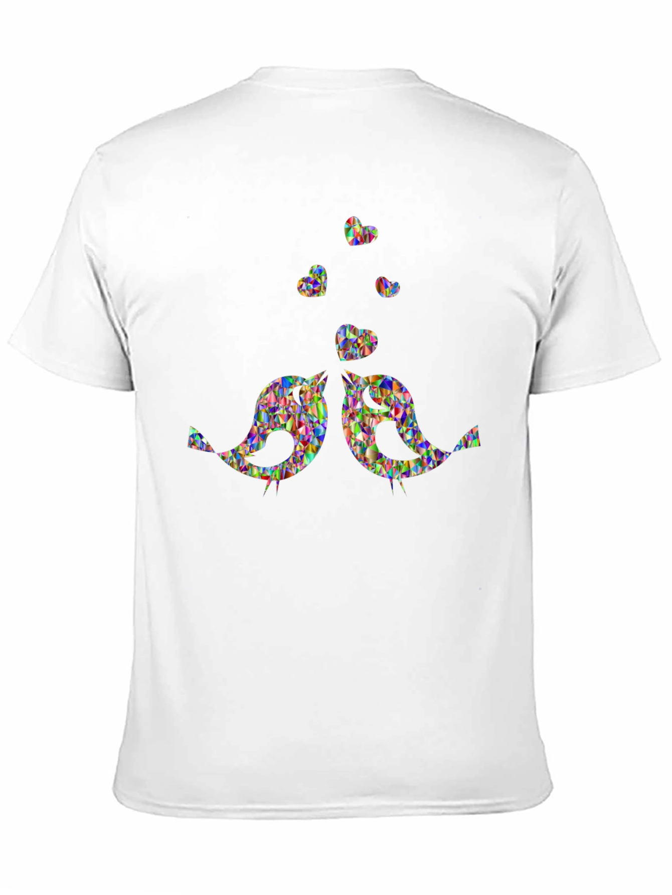 Love Birds Graphic Tee - Mens Black T-Shirt