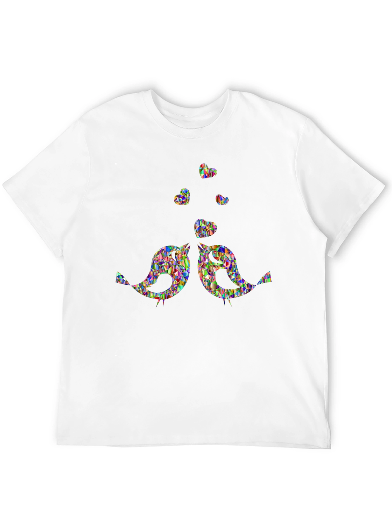 Love Birds Graphic Tee - Mens Black T-Shirt