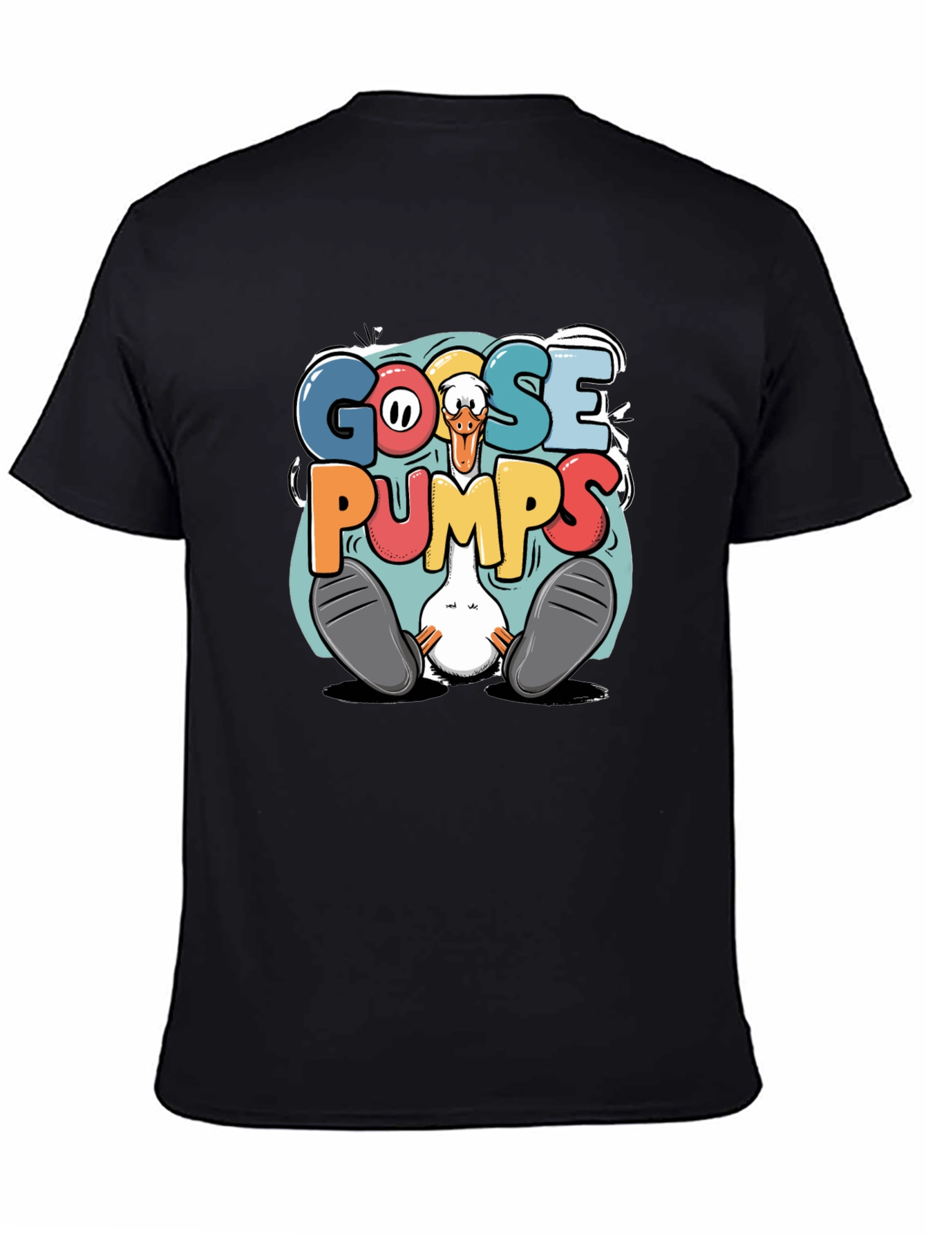 Goosebumps Graphic Tee - Funny Cartoon Goose T-Shirt