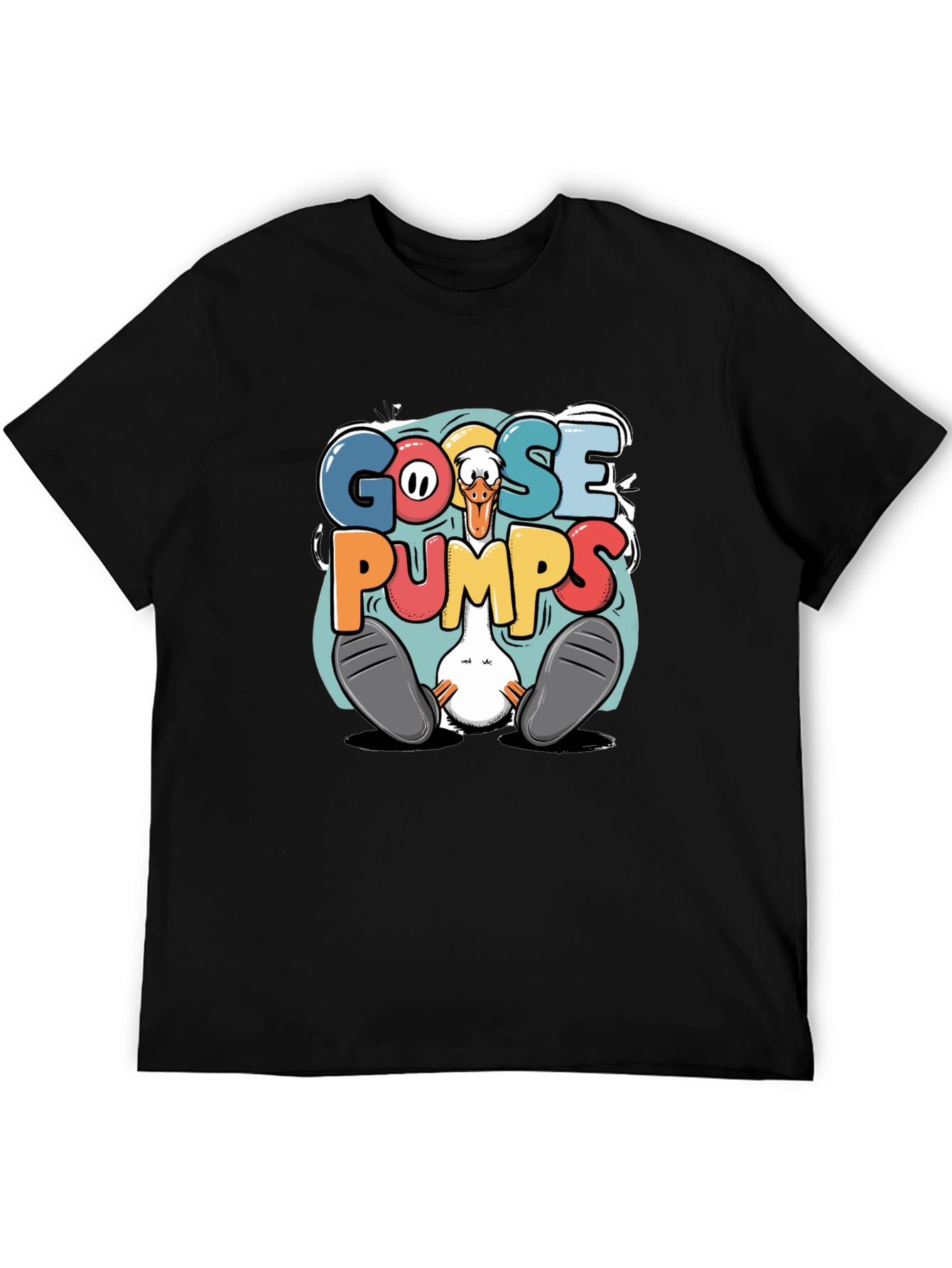 Goosebumps Graphic Tee - Funny Cartoon Goose T-Shirt