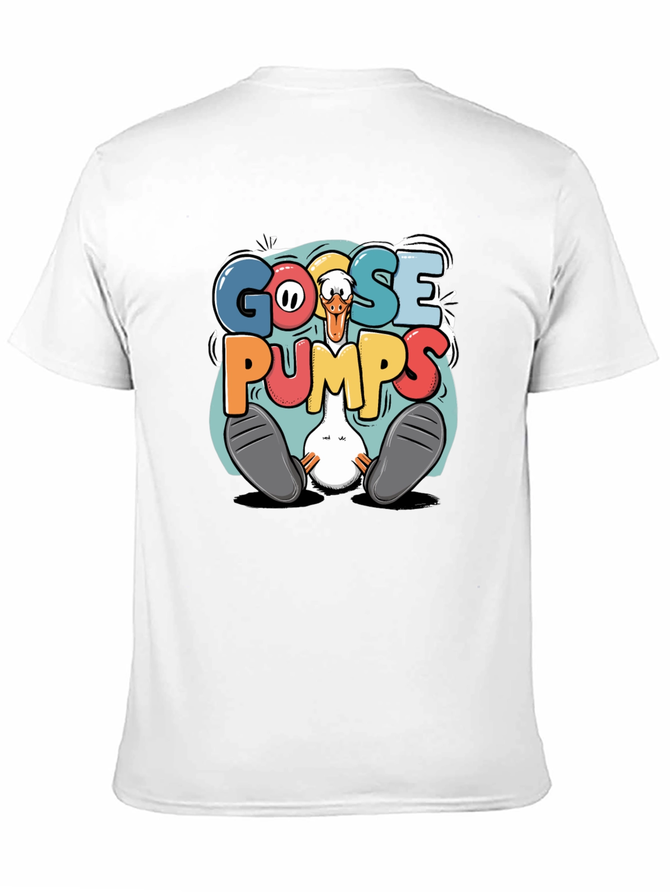 Goosebumps Graphic Tee - Funny Cartoon Goose T-Shirt