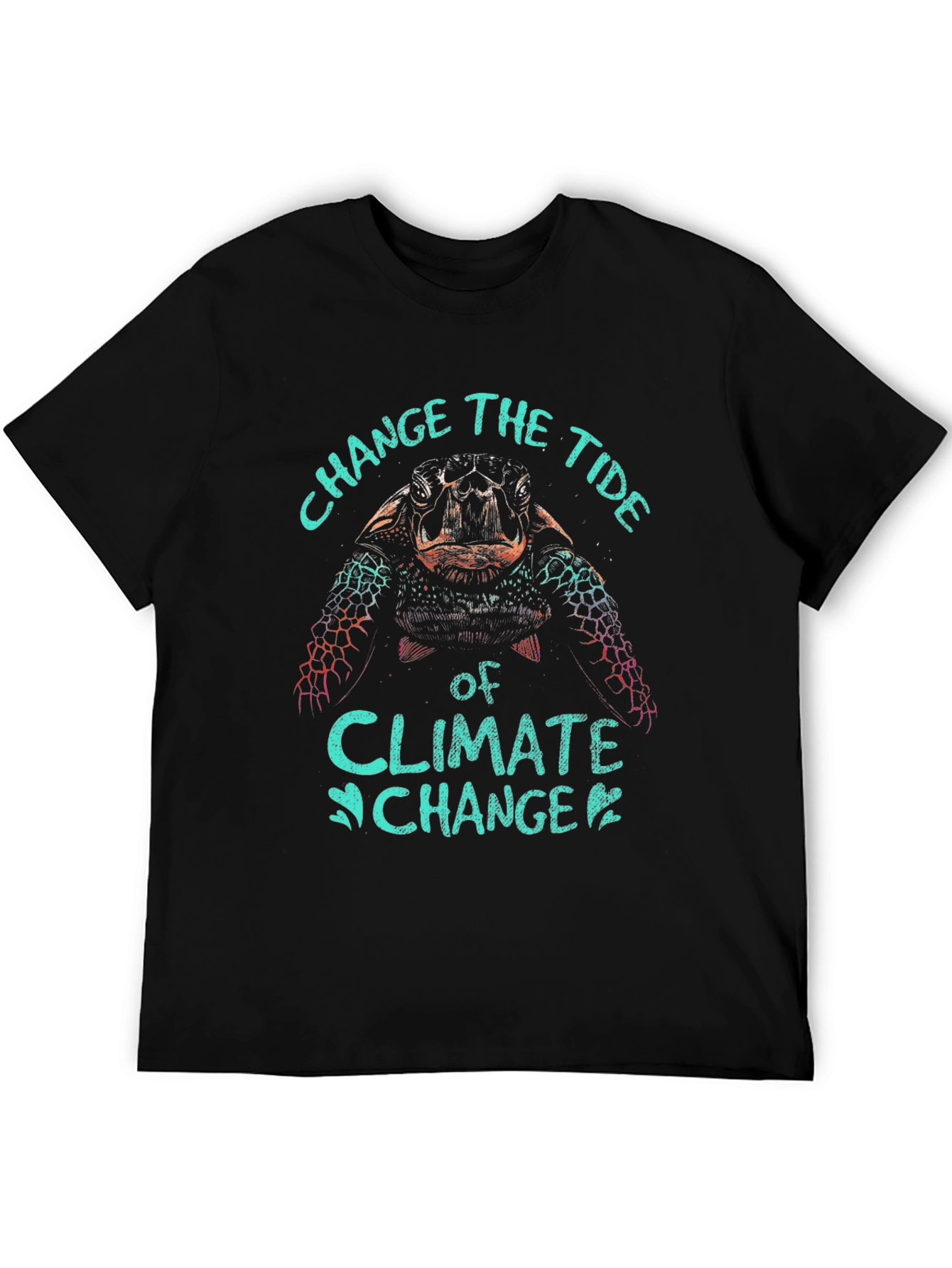 Change the Tide Turtle Graphic T-Shirt