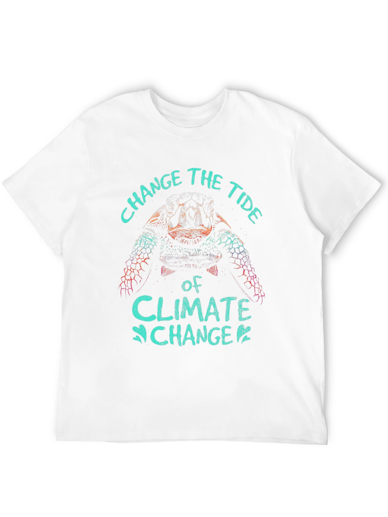 Change the Tide Turtle Graphic T-Shirt