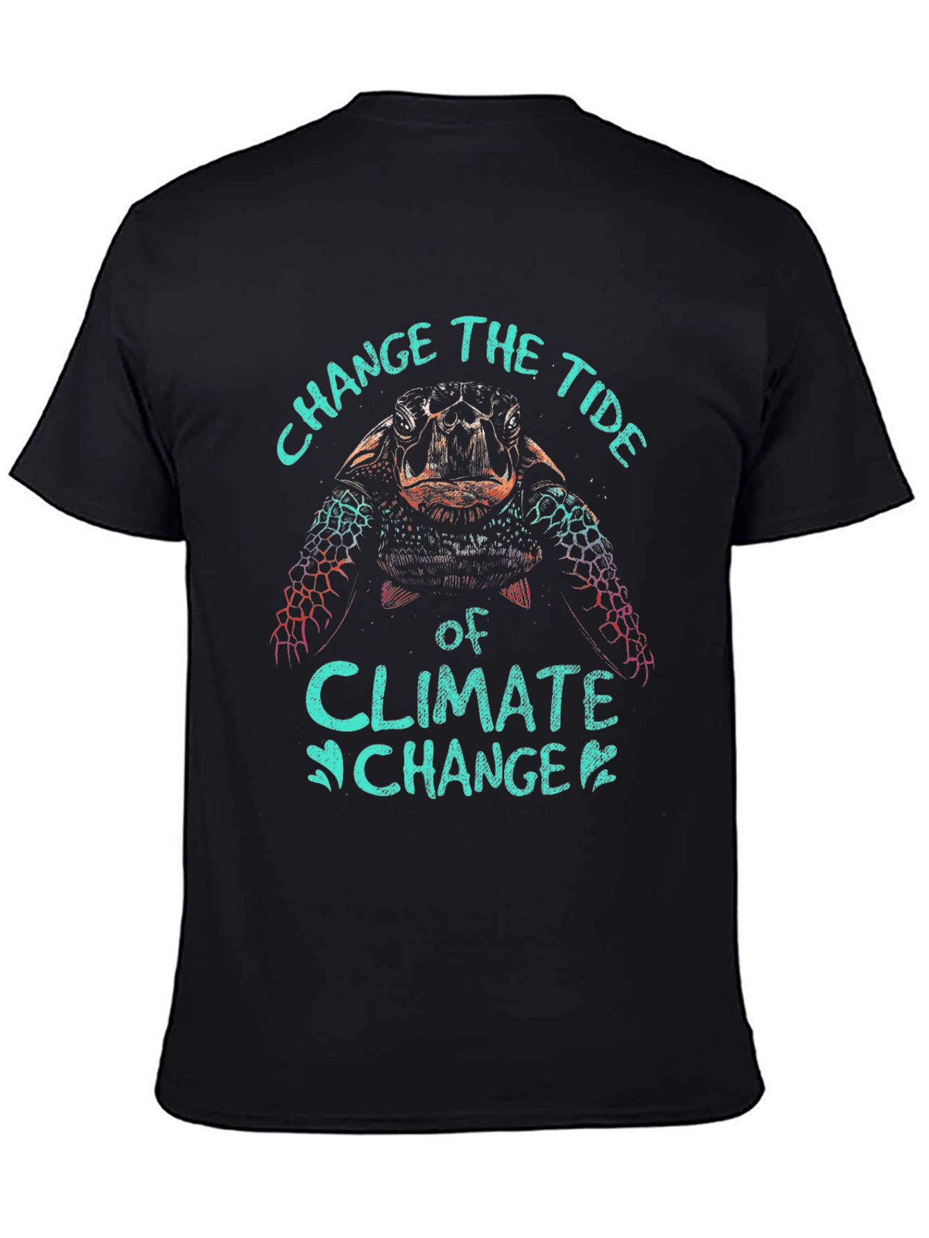 Change the Tide Turtle Graphic T-Shirt
