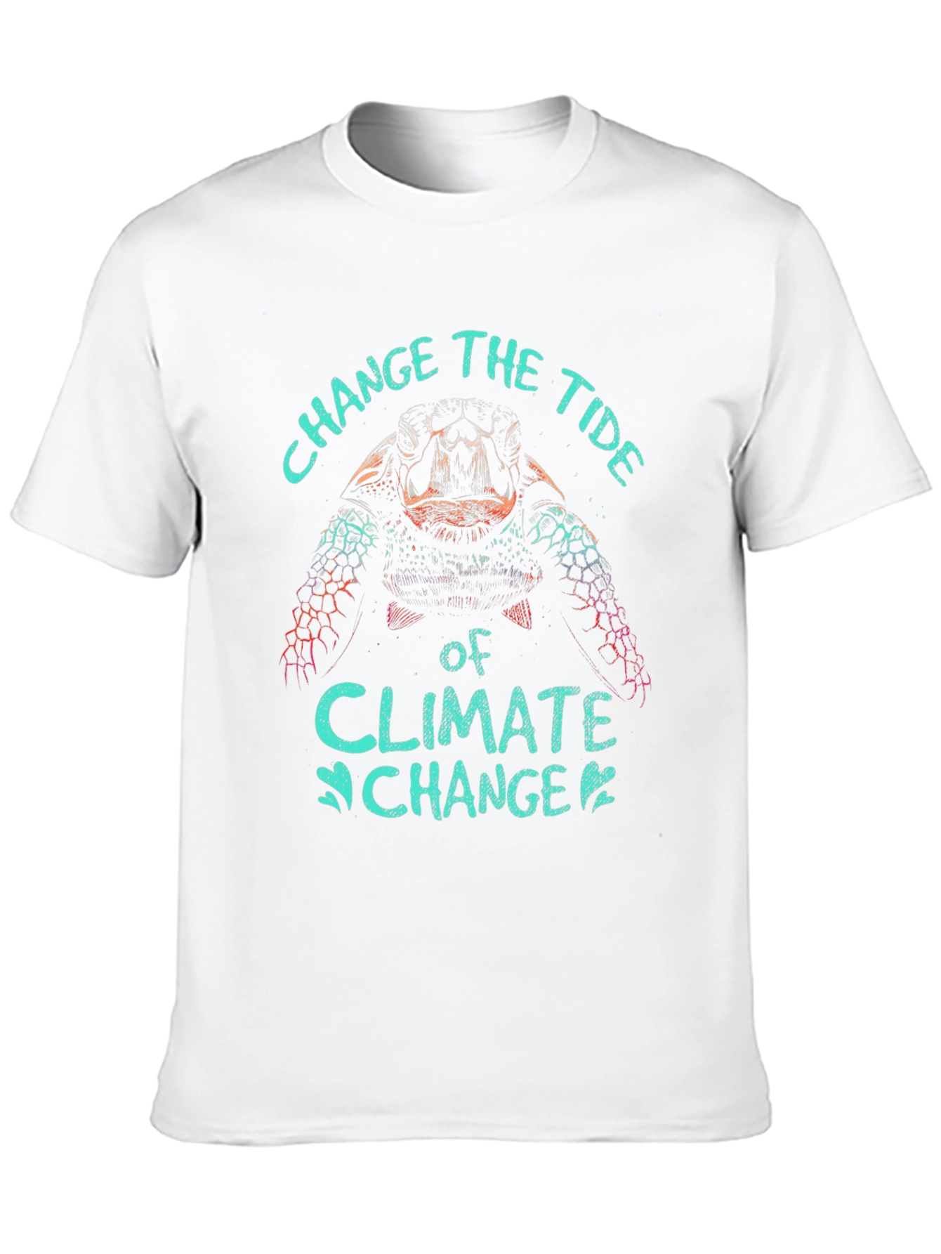 Change the Tide Turtle Graphic T-Shirt