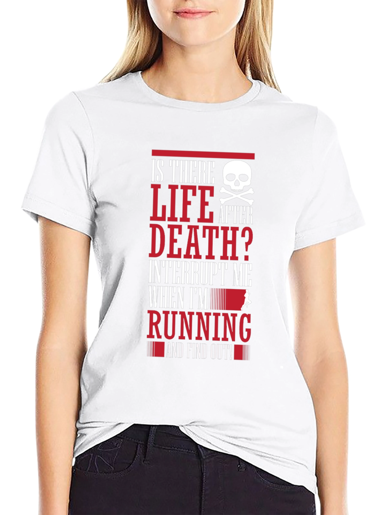 Is There Life After Death Running T-Shirt