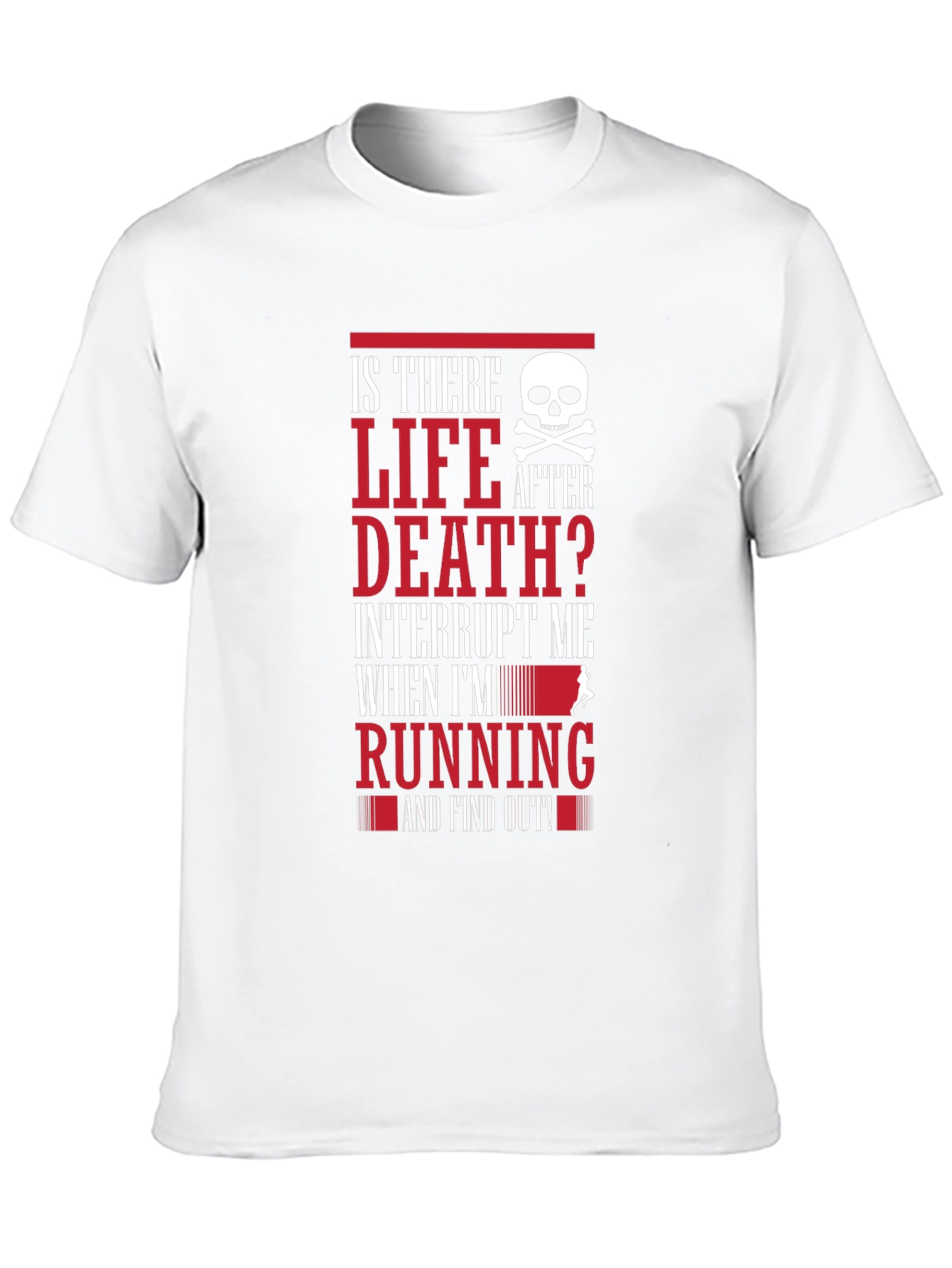 Is There Life After Death Running T-Shirt