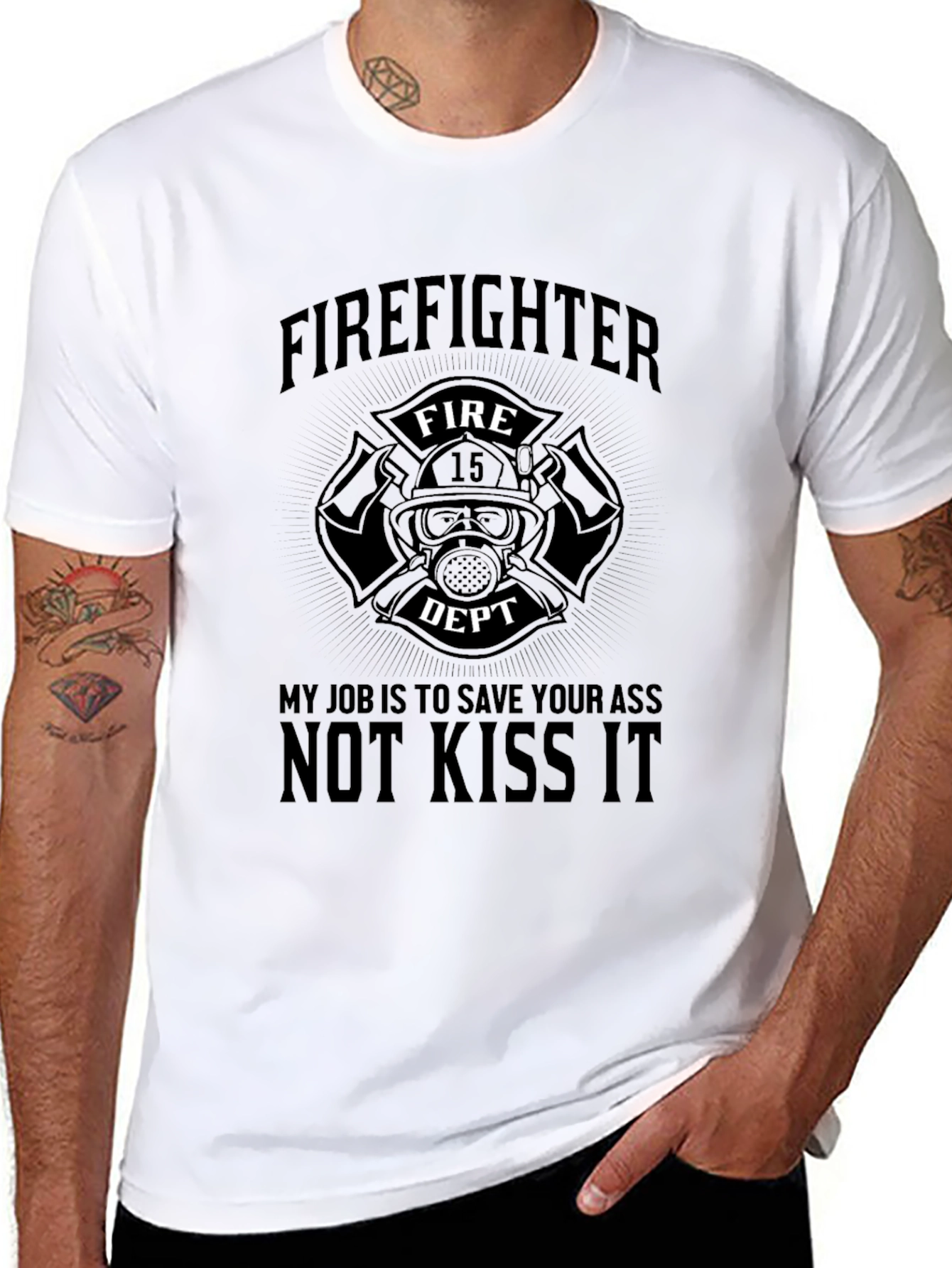 Firefighter Save Your Ass T-Shirt