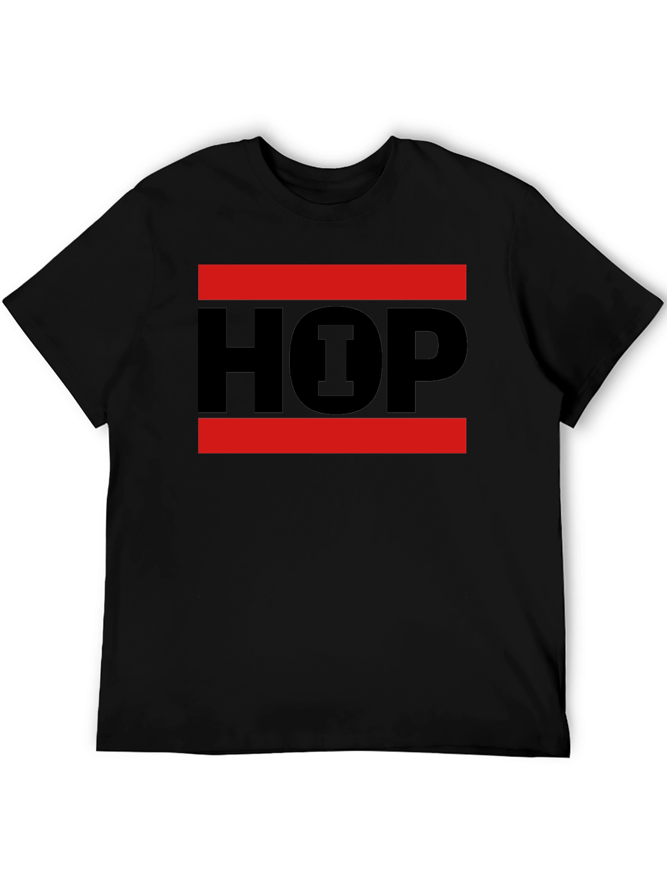 Hip Hop Graphic Black T-Shirt