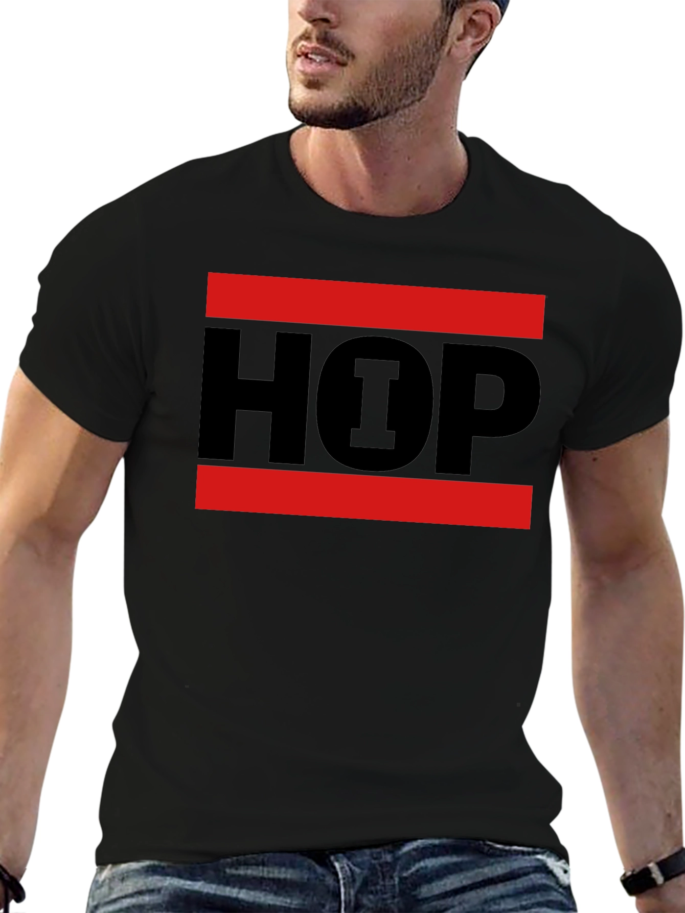 Hip Hop Graphic Black T-Shirt