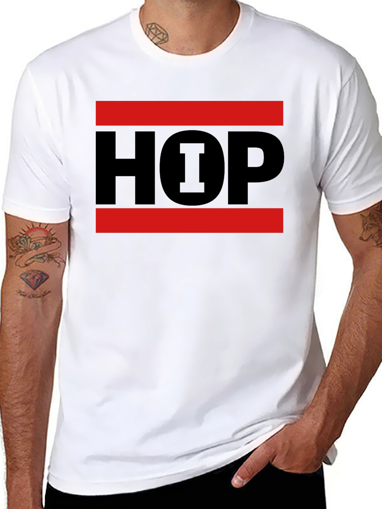 Hip Hop Graphic Black T-Shirt