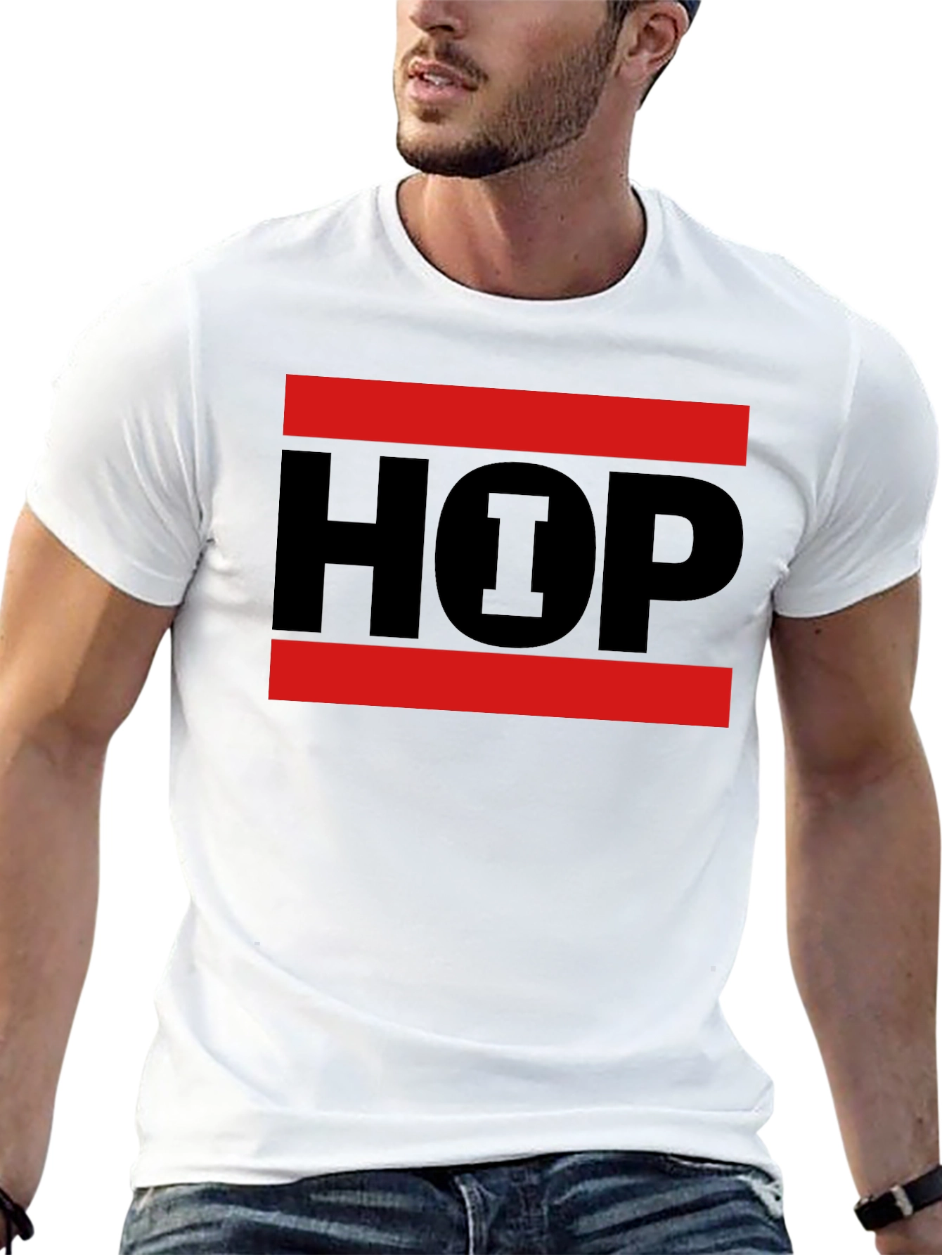 Hip Hop Graphic Black T-Shirt