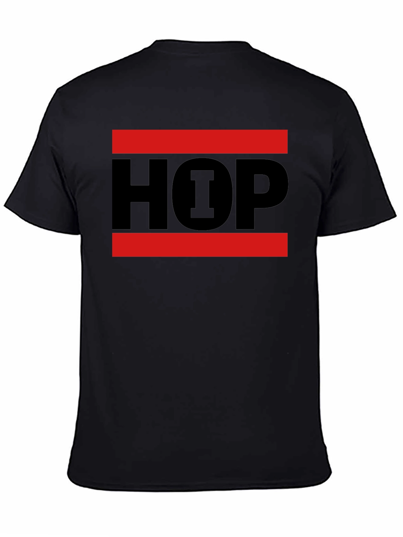 Hip Hop Graphic Black T-Shirt