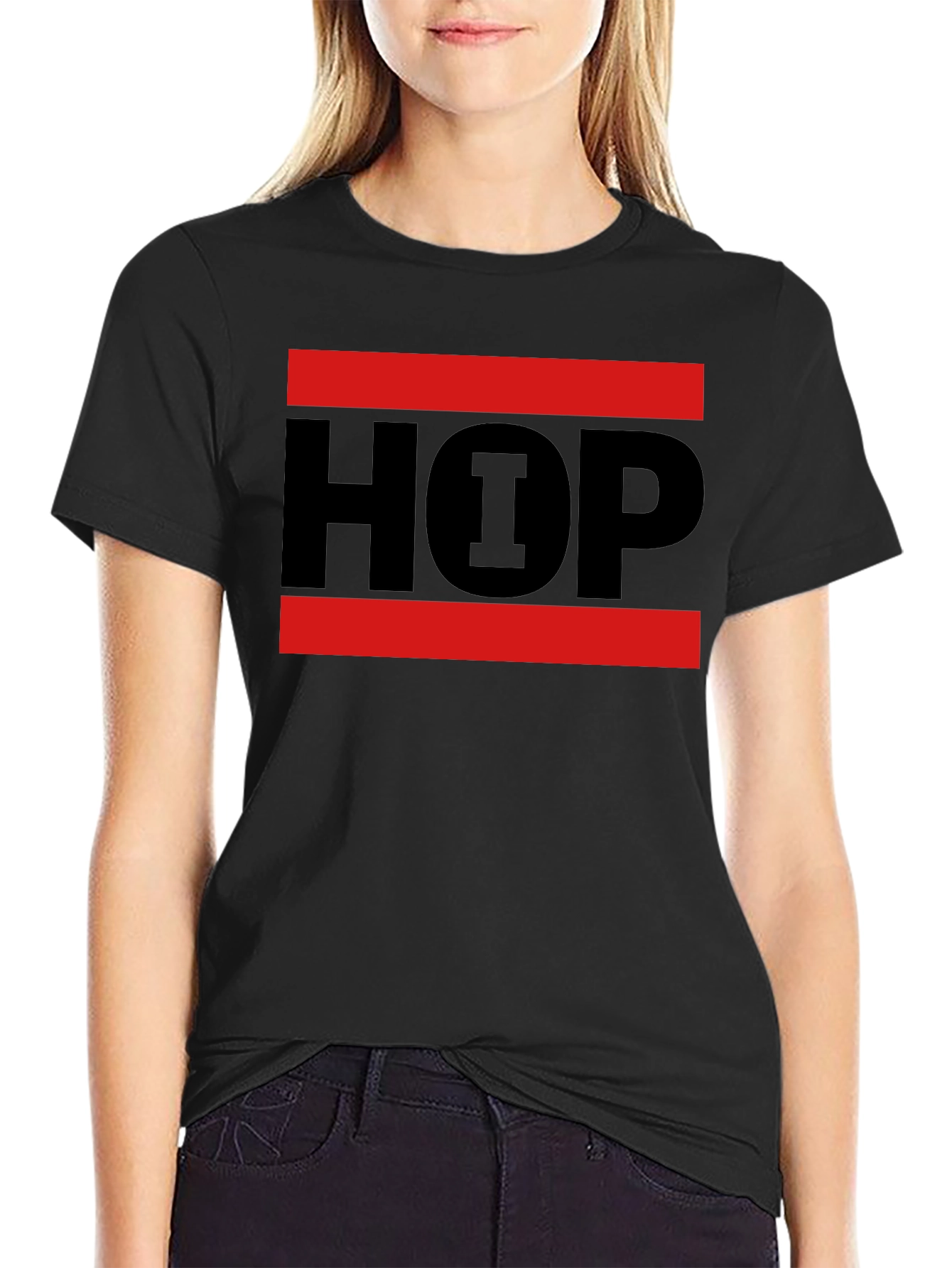 Hip Hop Graphic Black T-Shirt