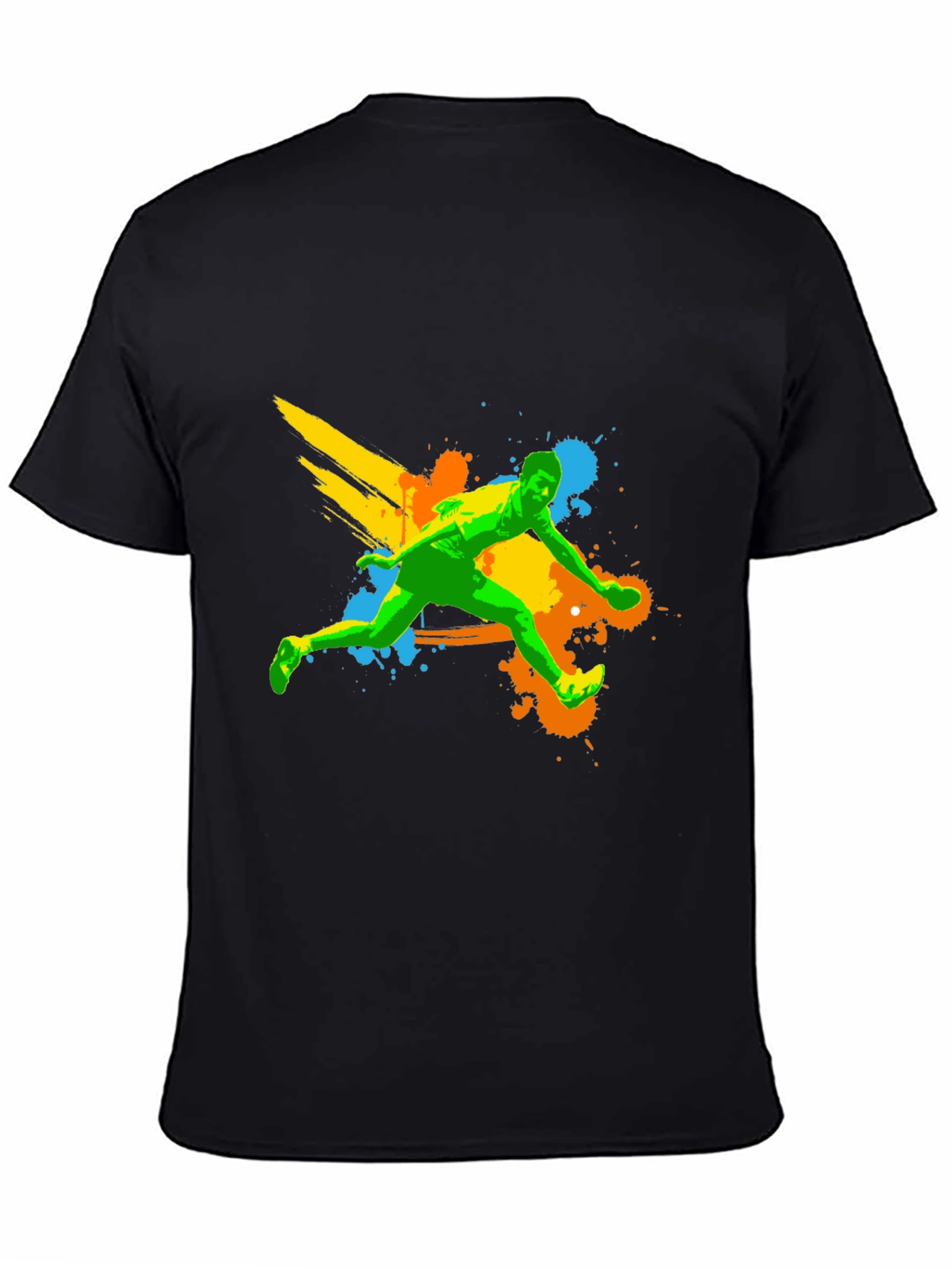 Vibrant Athlete Graphic T-Shirt