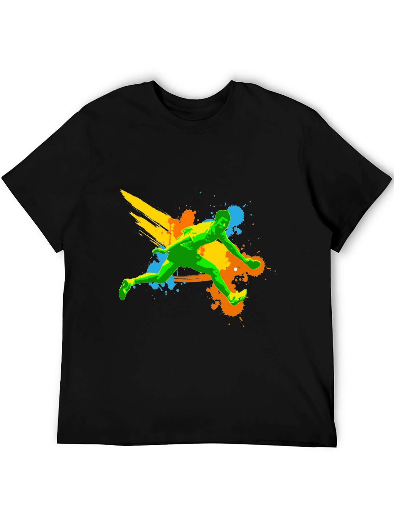 Vibrant Athlete Graphic T-Shirt