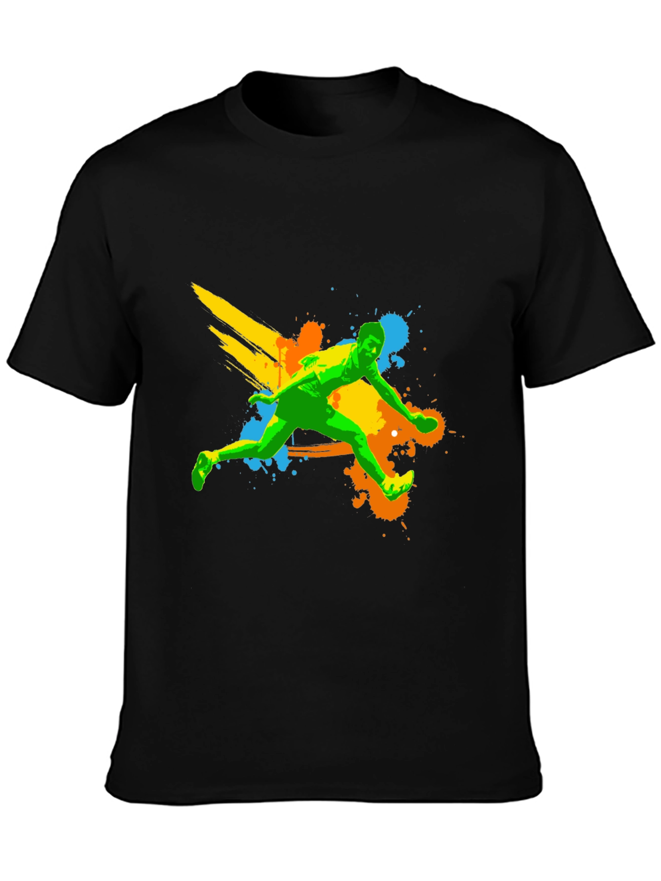 Vibrant Athlete Graphic T-Shirt