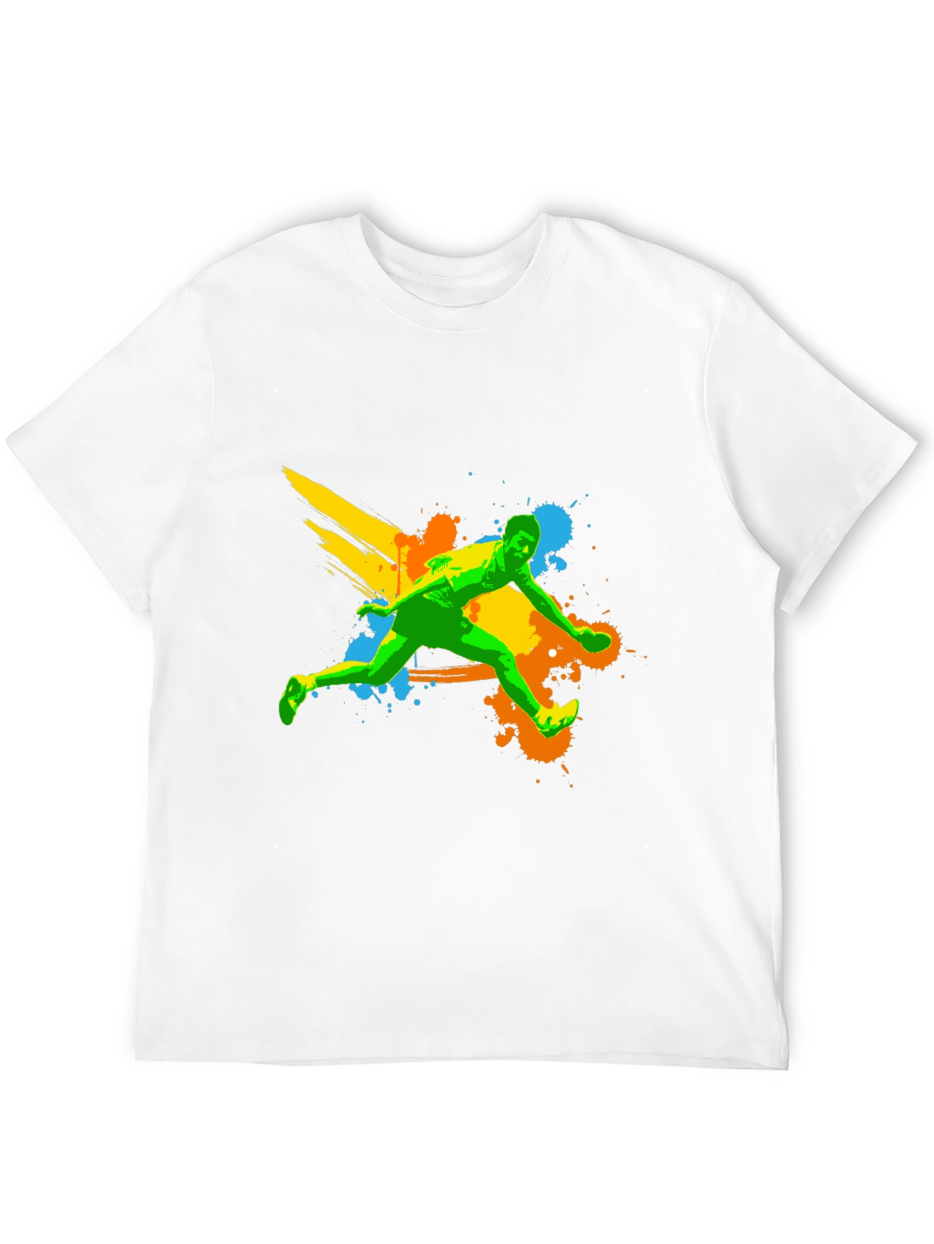 Vibrant Athlete Graphic T-Shirt