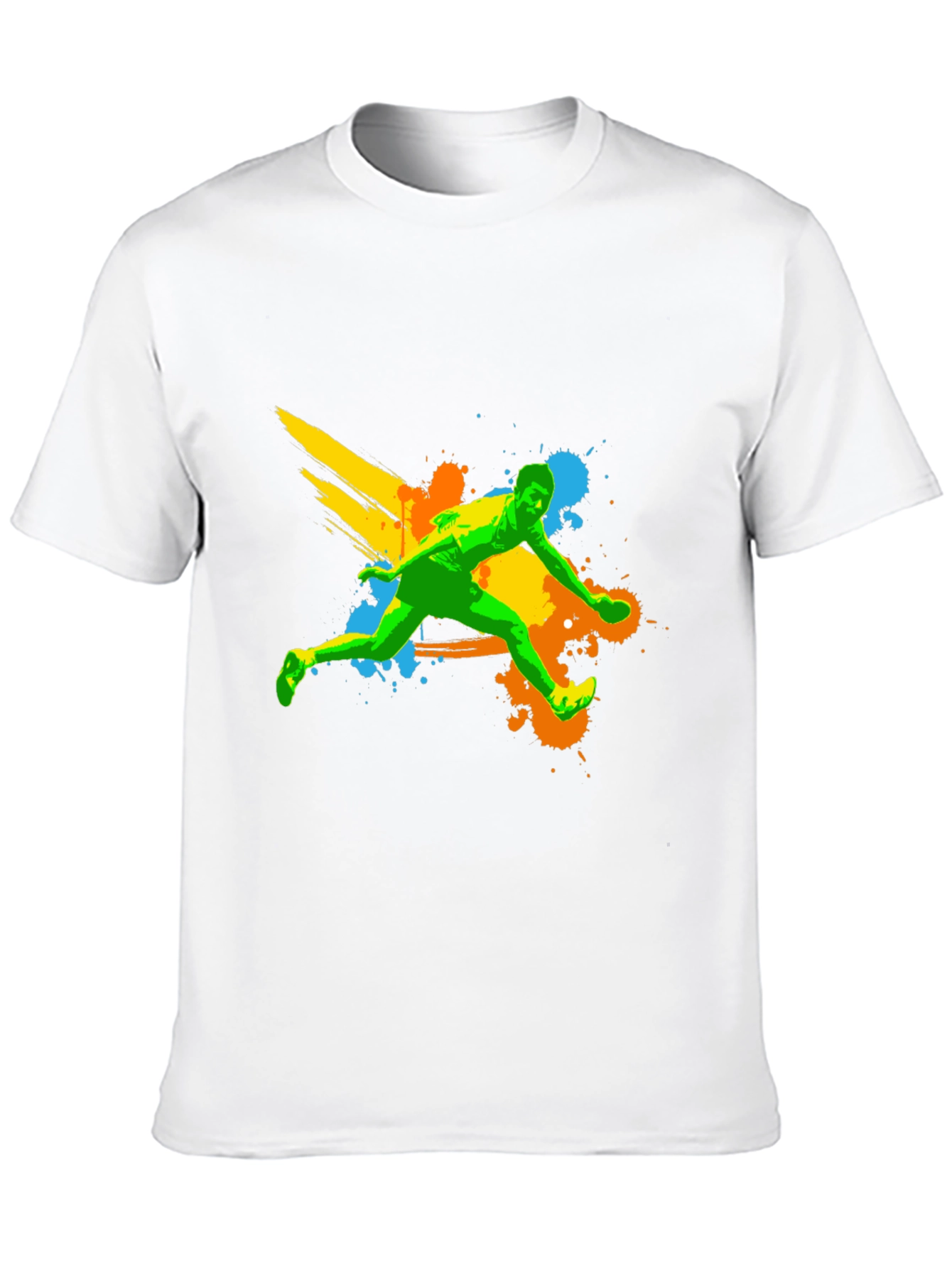 Vibrant Athlete Graphic T-Shirt