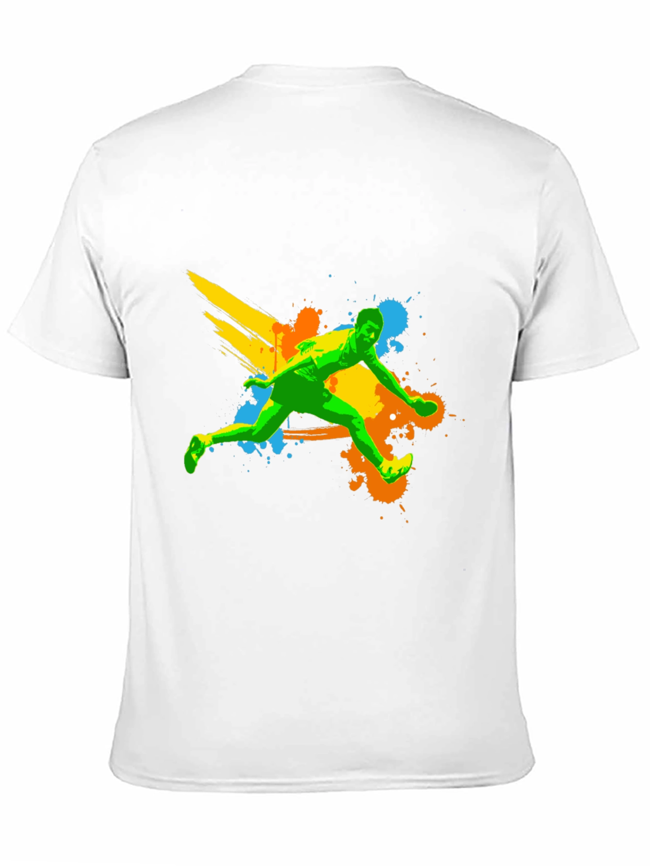 Vibrant Athlete Graphic T-Shirt