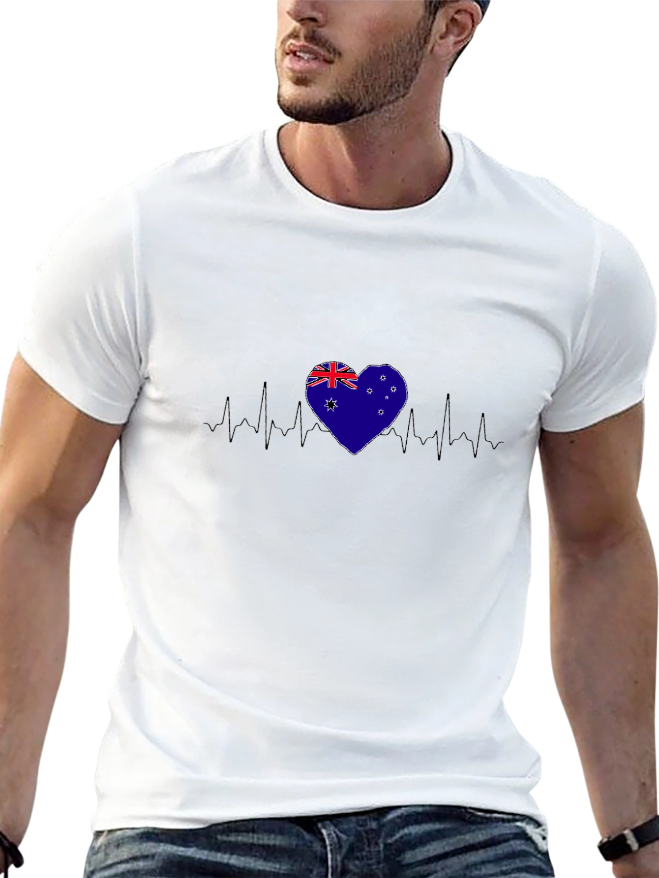Heart Australia Flag T-Shirt