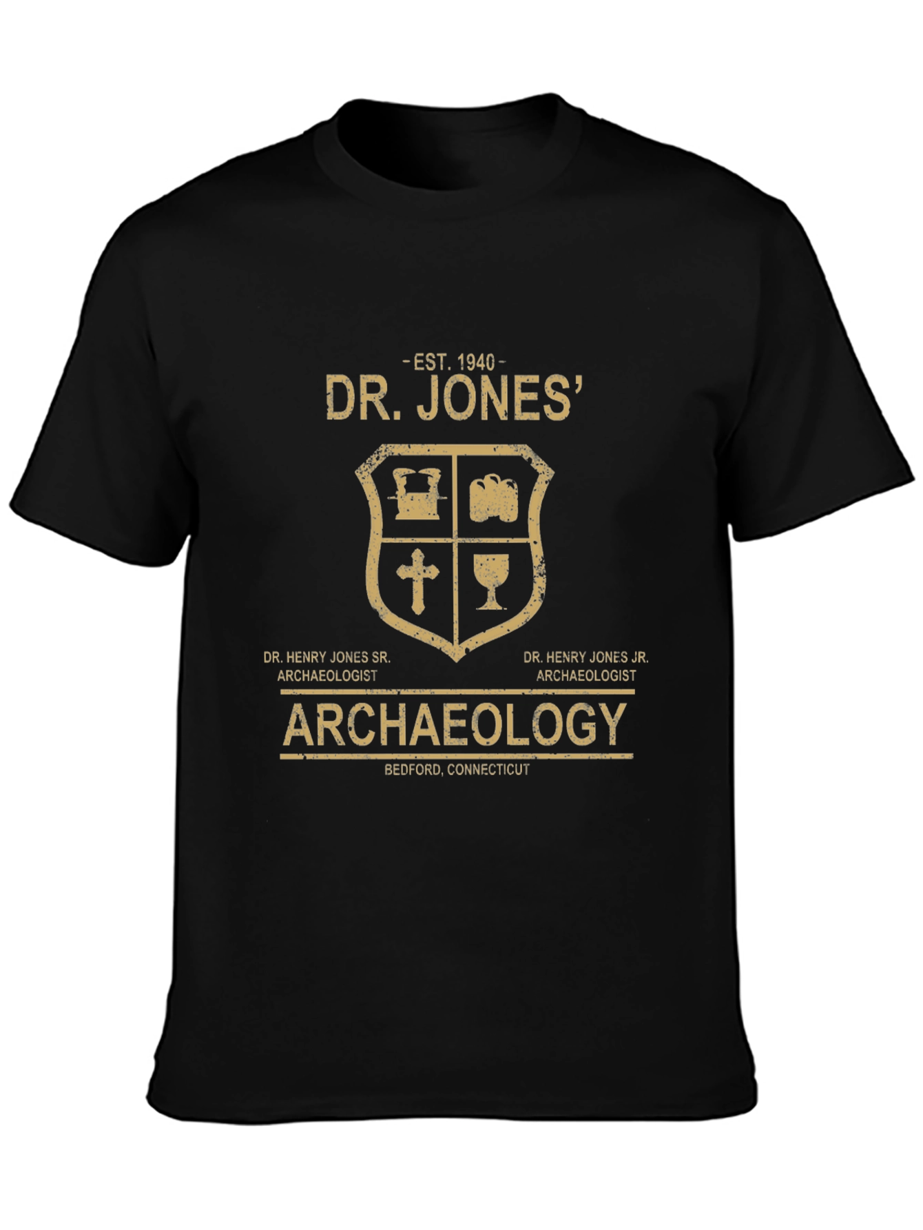 Dr. Jones Archaeology T-Shirt - Bedford Connecticut