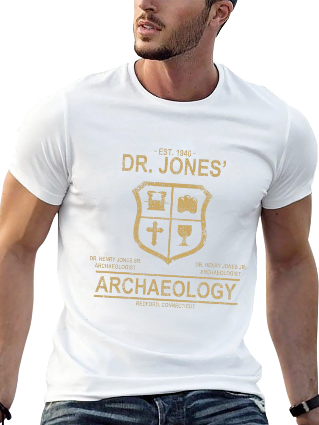 Dr. Jones Archaeology T-Shirt - Bedford Connecticut
