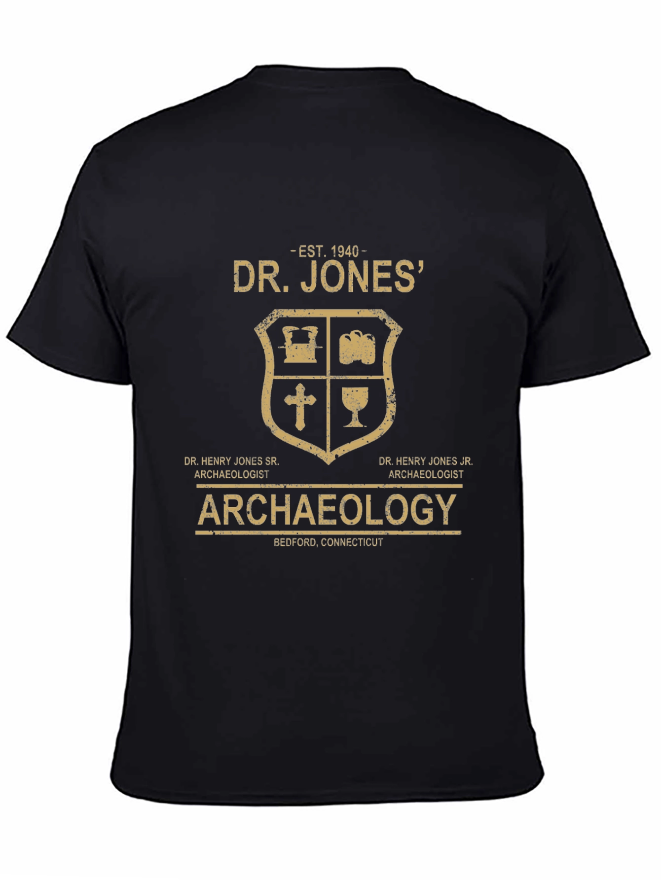 Dr. Jones Archaeology T-Shirt - Bedford Connecticut