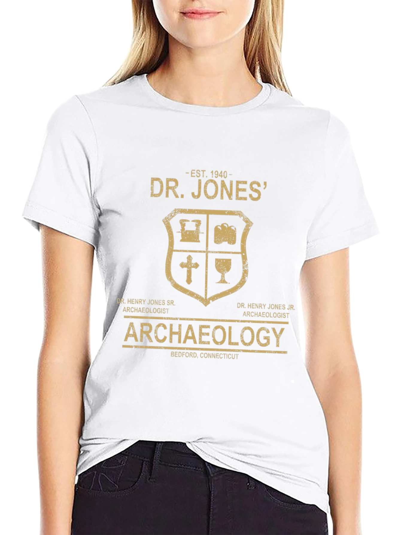 Dr. Jones Archaeology T-Shirt - Bedford Connecticut