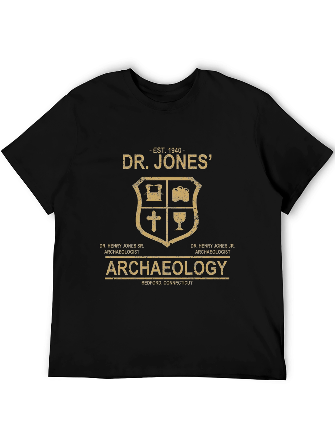 Dr. Jones Archaeology T-Shirt - Bedford Connecticut