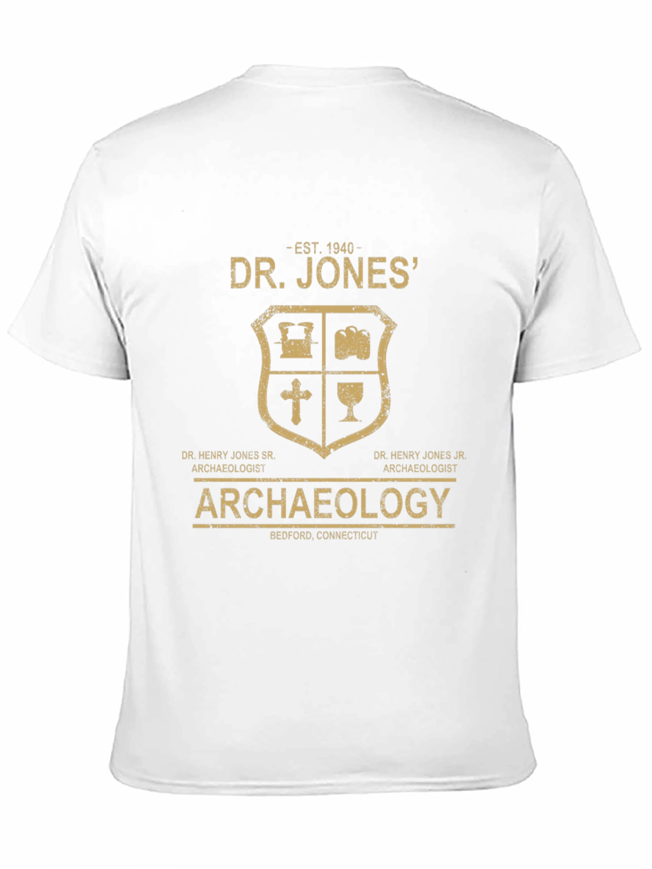 Dr. Jones Archaeology T-Shirt - Bedford Connecticut