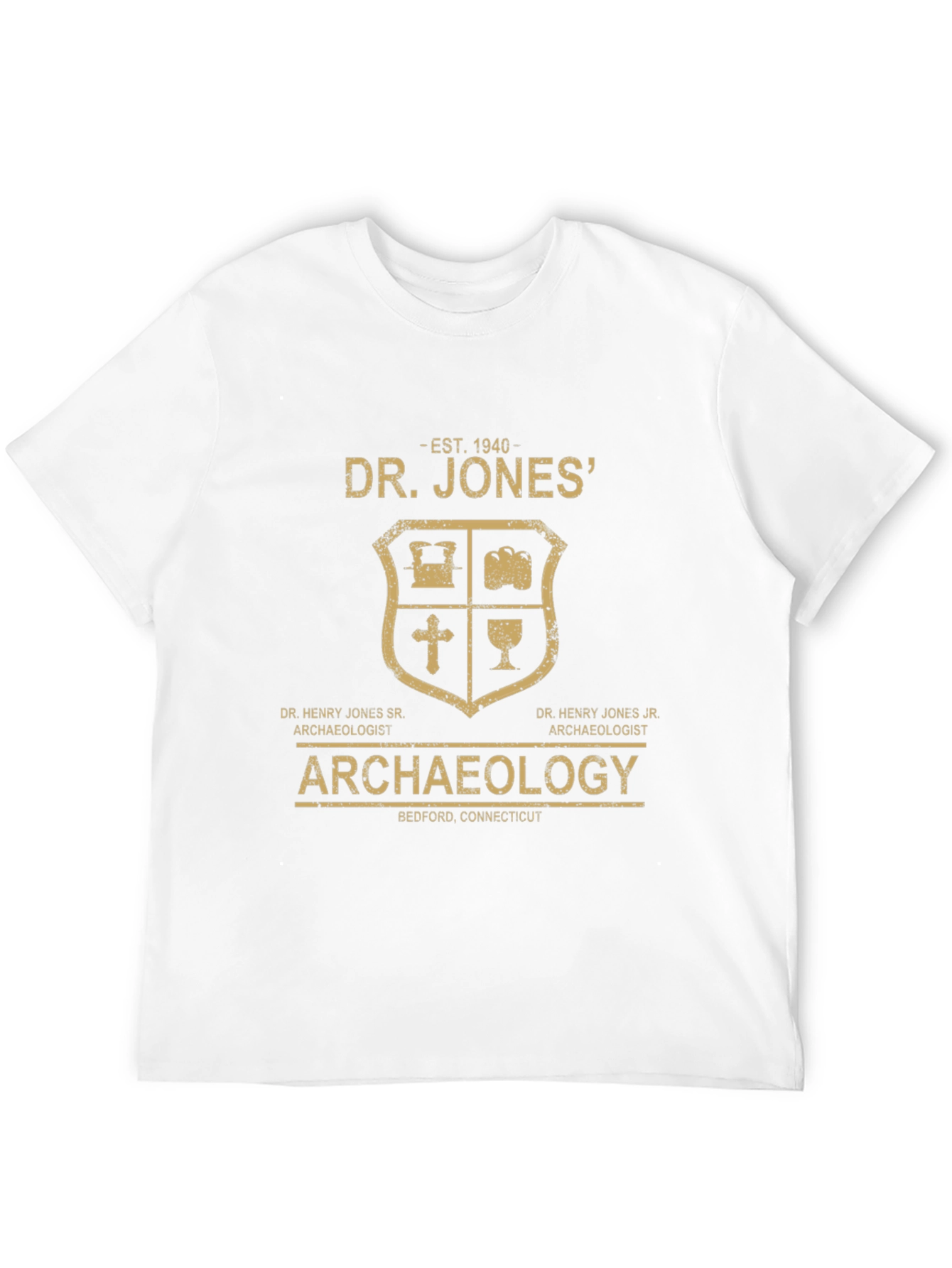 Dr. Jones Archaeology T-Shirt - Bedford Connecticut