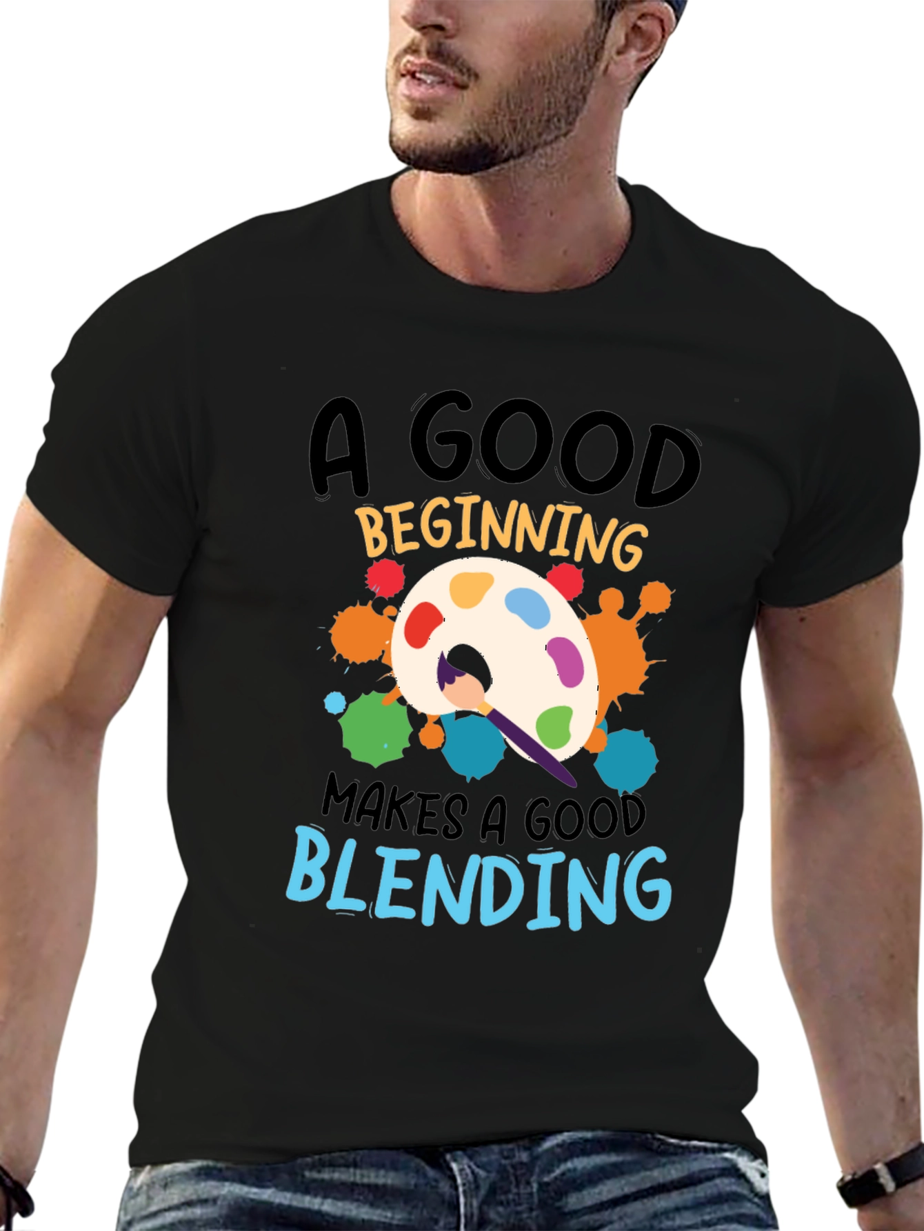 Painters Palette T-Shirt: Good Blending