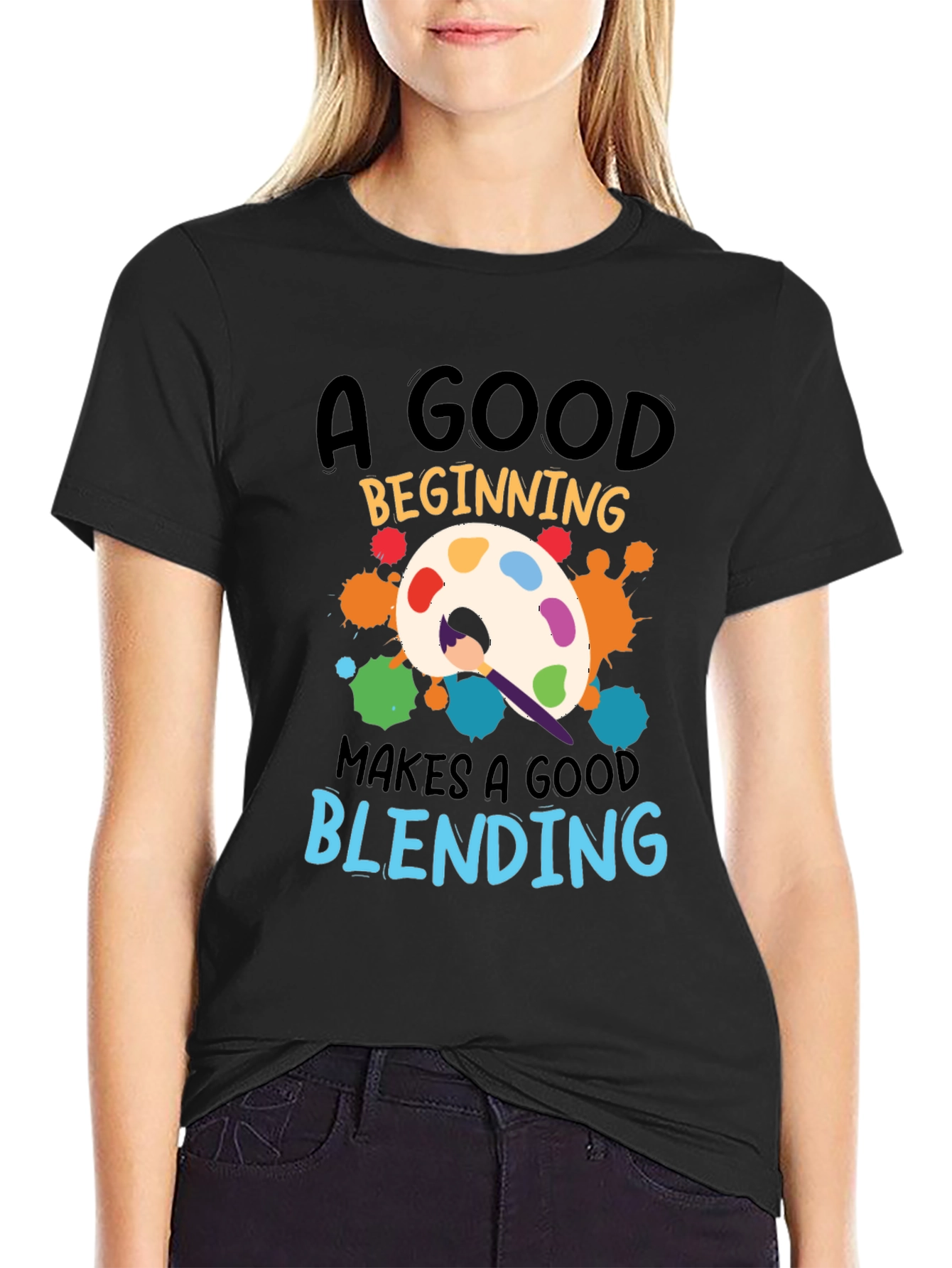 Painters Palette T-Shirt: Good Blending