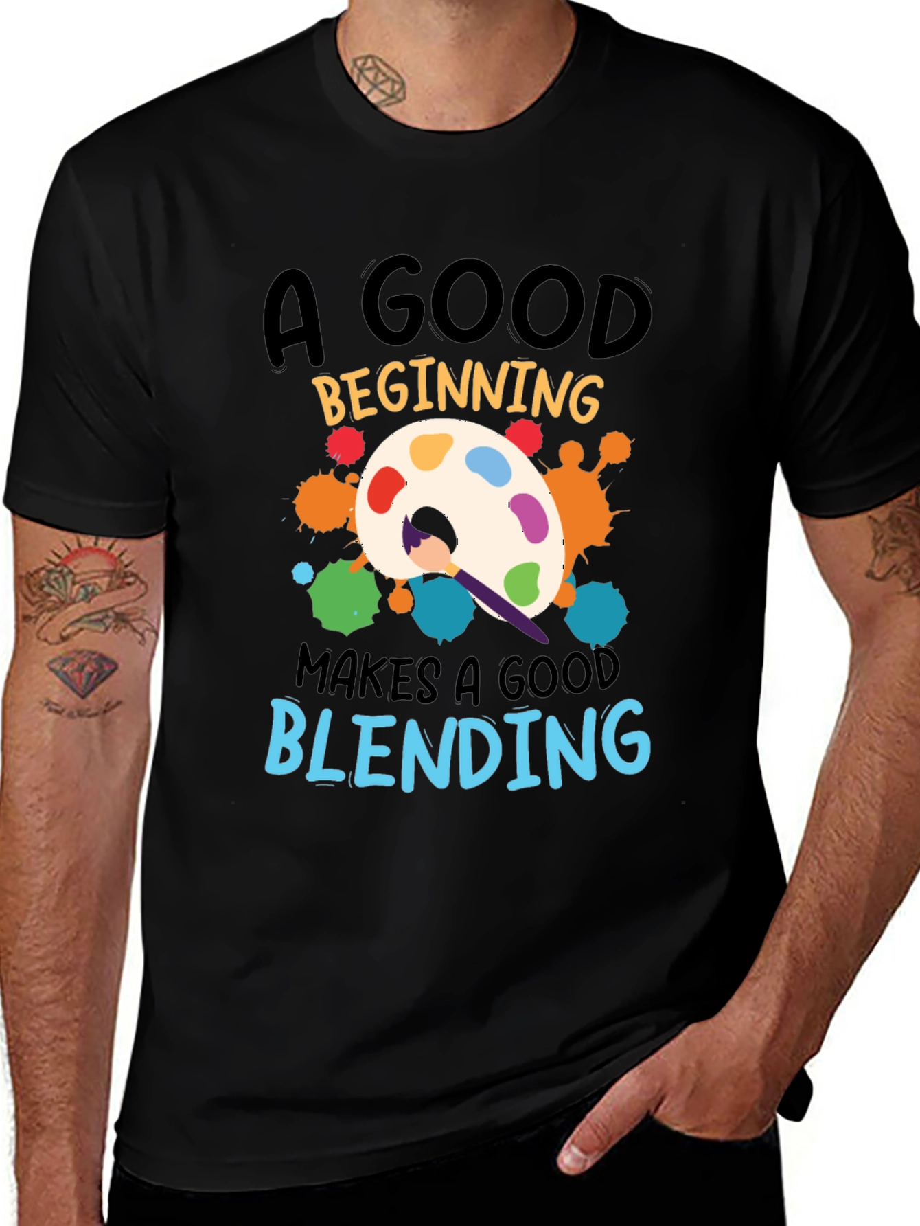 Painters Palette T-Shirt: Good Blending