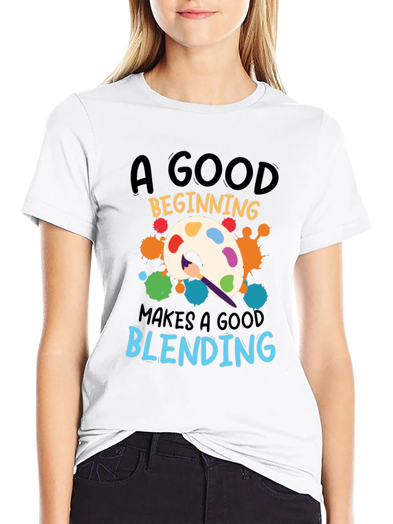 Painters Palette T-Shirt: Good Blending